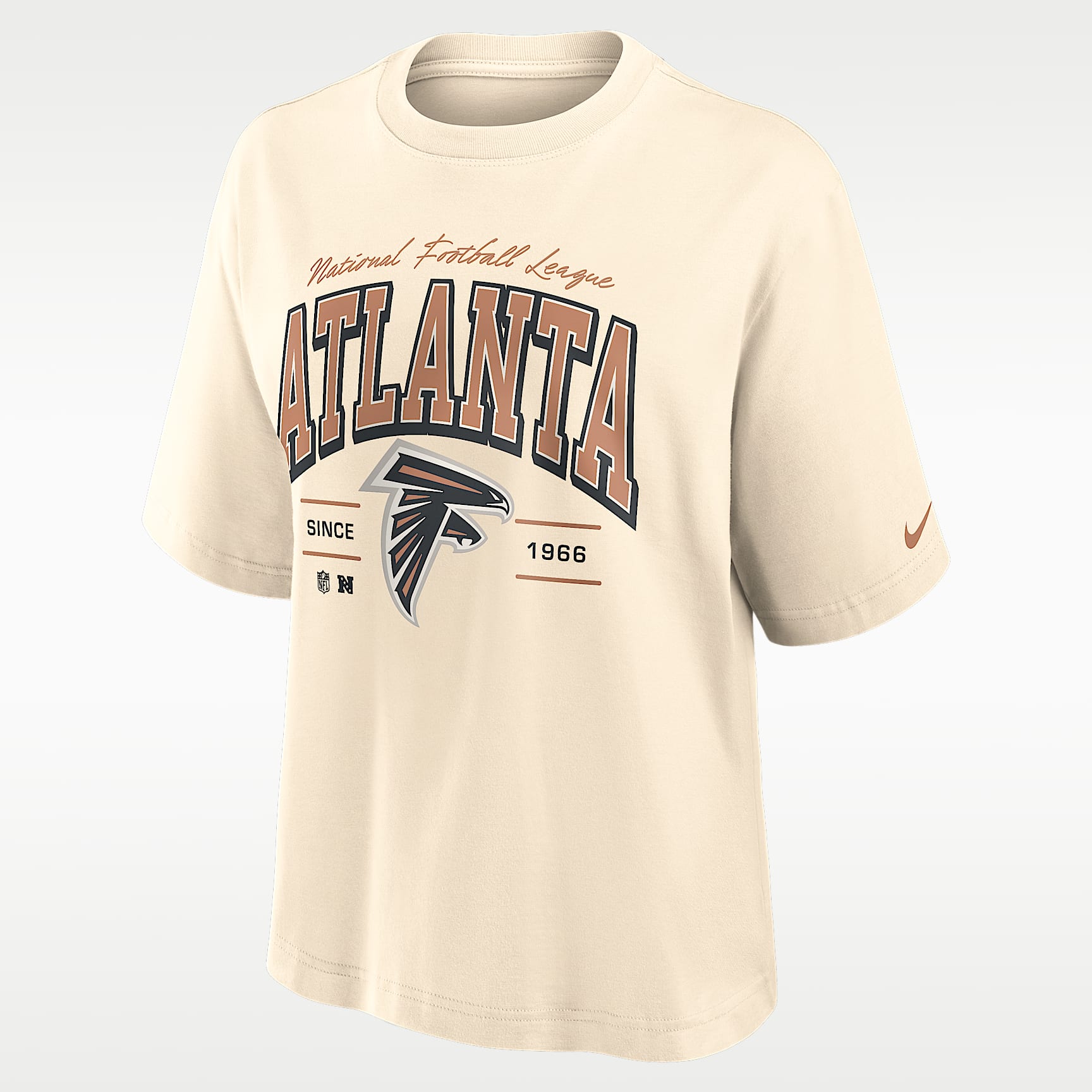 Atlanta Falcons Vintage Mod Boxy Women's Nike NFL T-Shirt