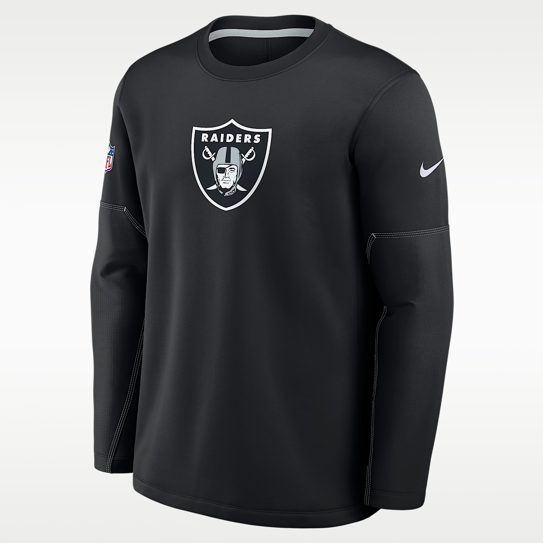 Las Vegas Raiders Sideline Coaches Men's Nike Therma-FIT NFL Long-Sleeve T-Shirt