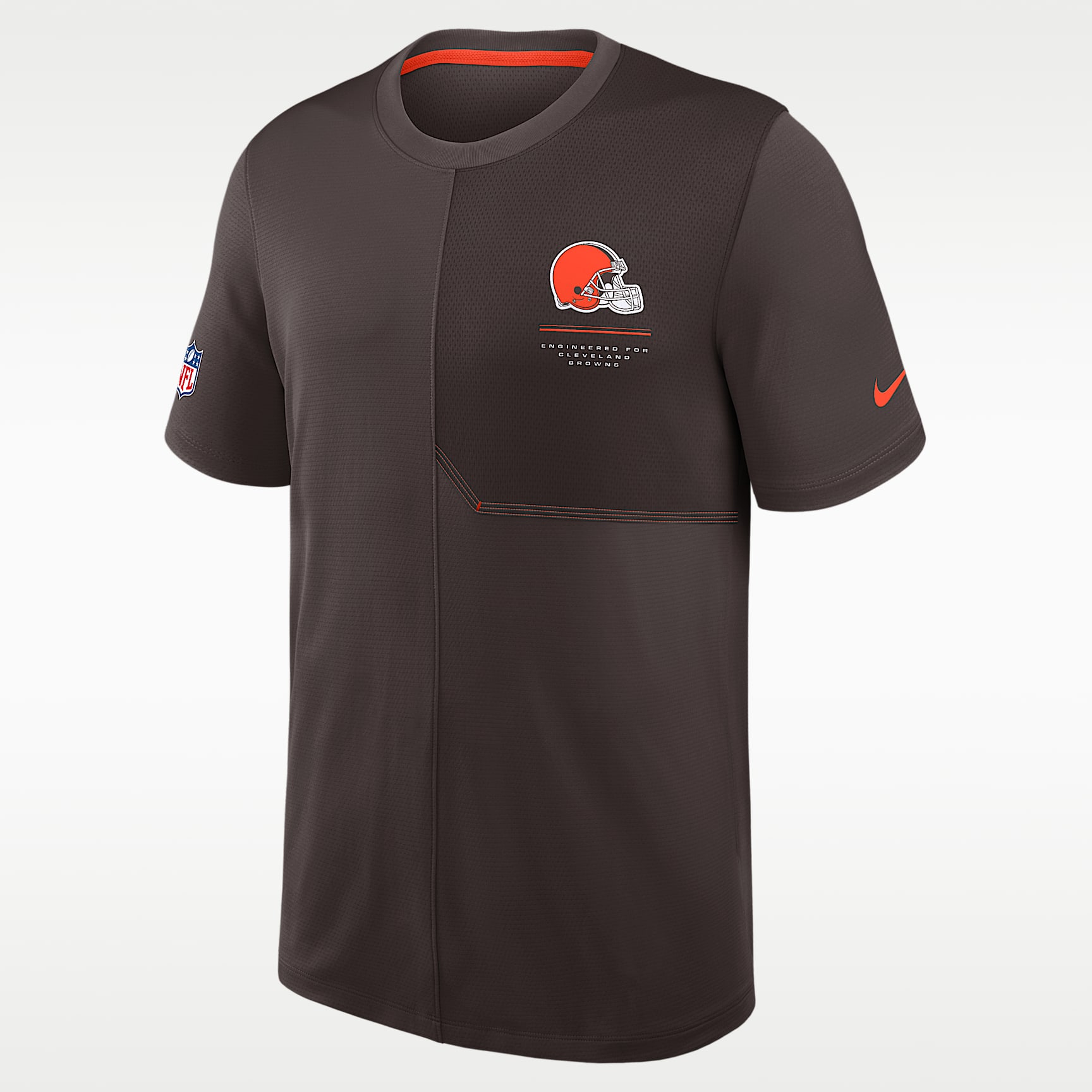 Cleveland Browns Sideline Coach Men's Nike Dri-FIT NFL Top