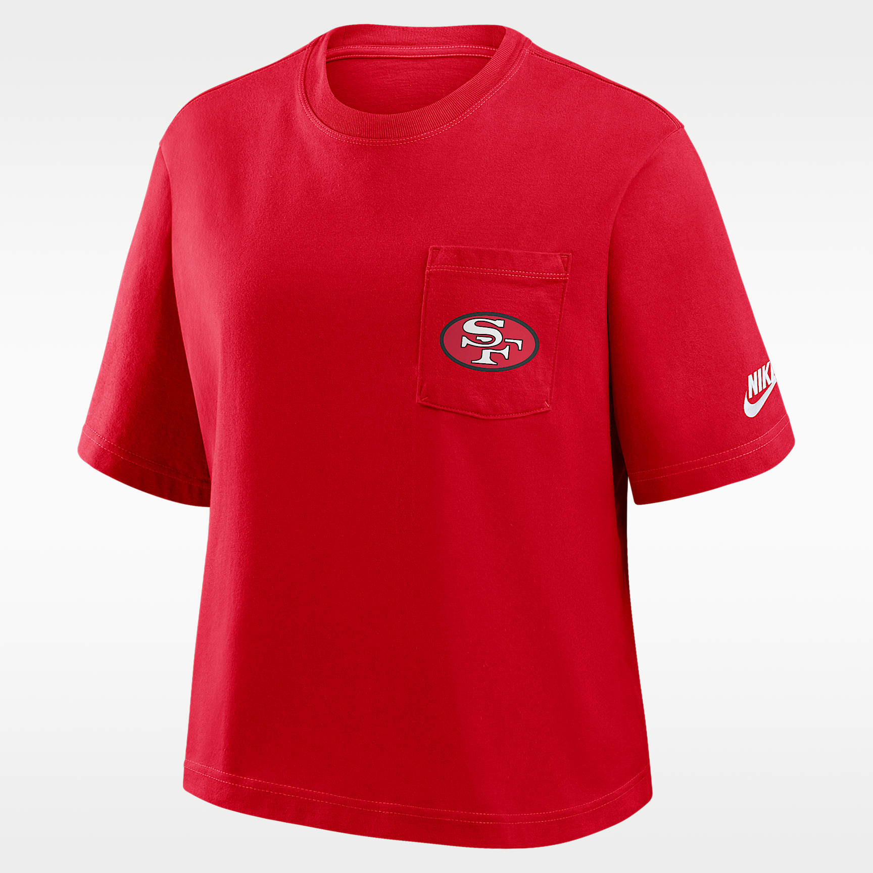 San Francisco 49ers Rewind Pocket Boxy Women's Nike NFL T-Shirt