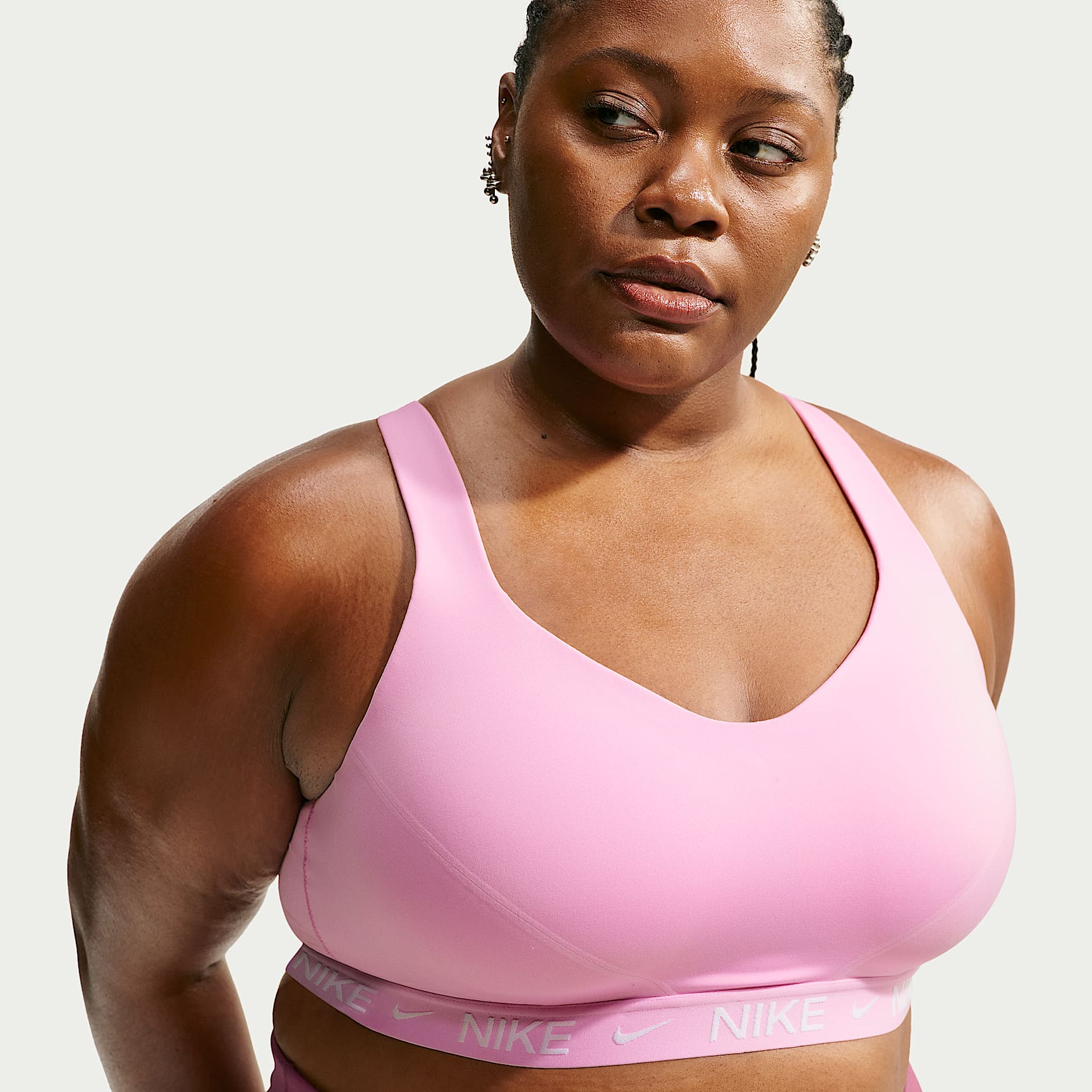 Nike Indy High Support Women's Padded Adjustable Sports Bra (Plus Size)