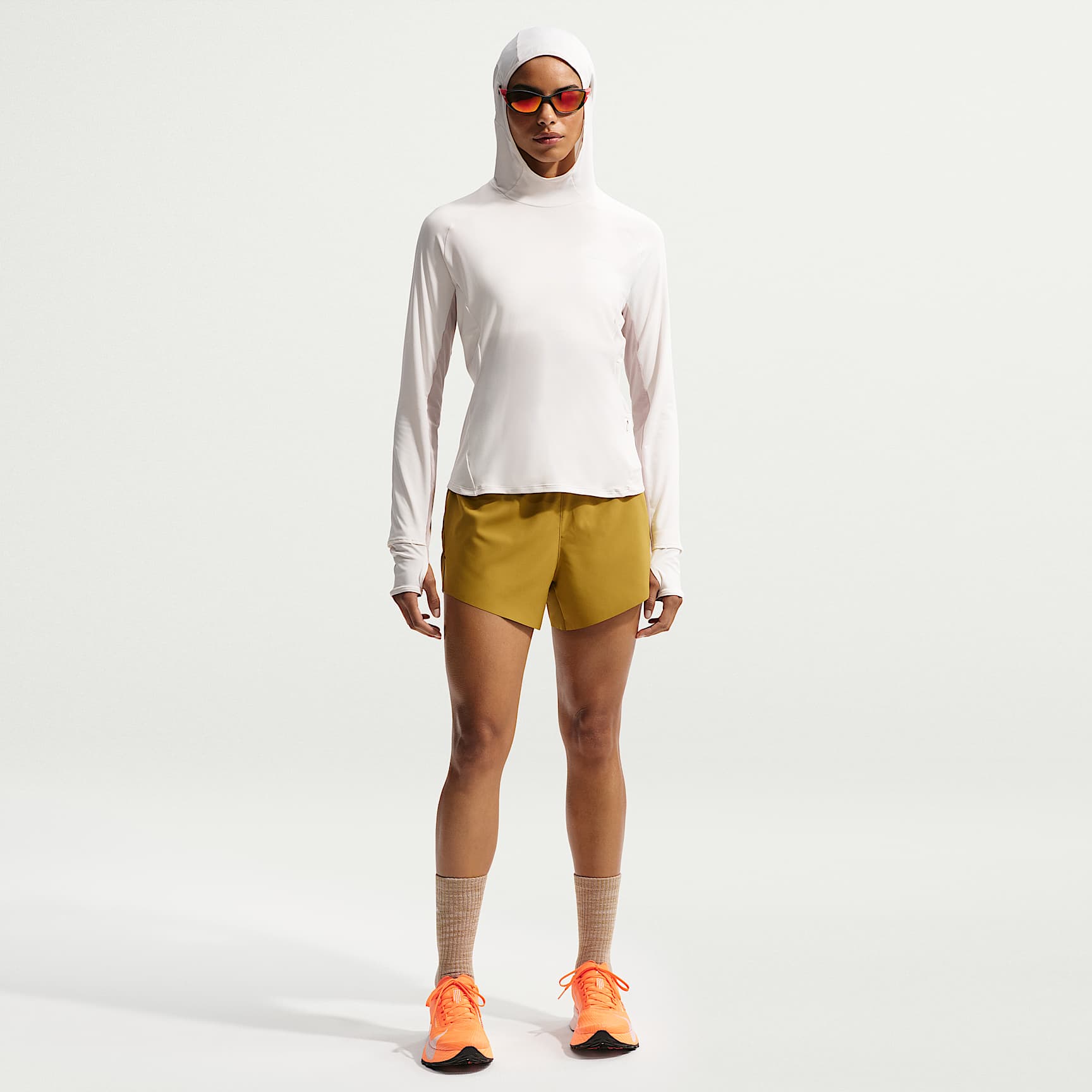 Shorts de trail running Dri-FIT de tiro medio con forro de ropa interior para mujer Nike ACG