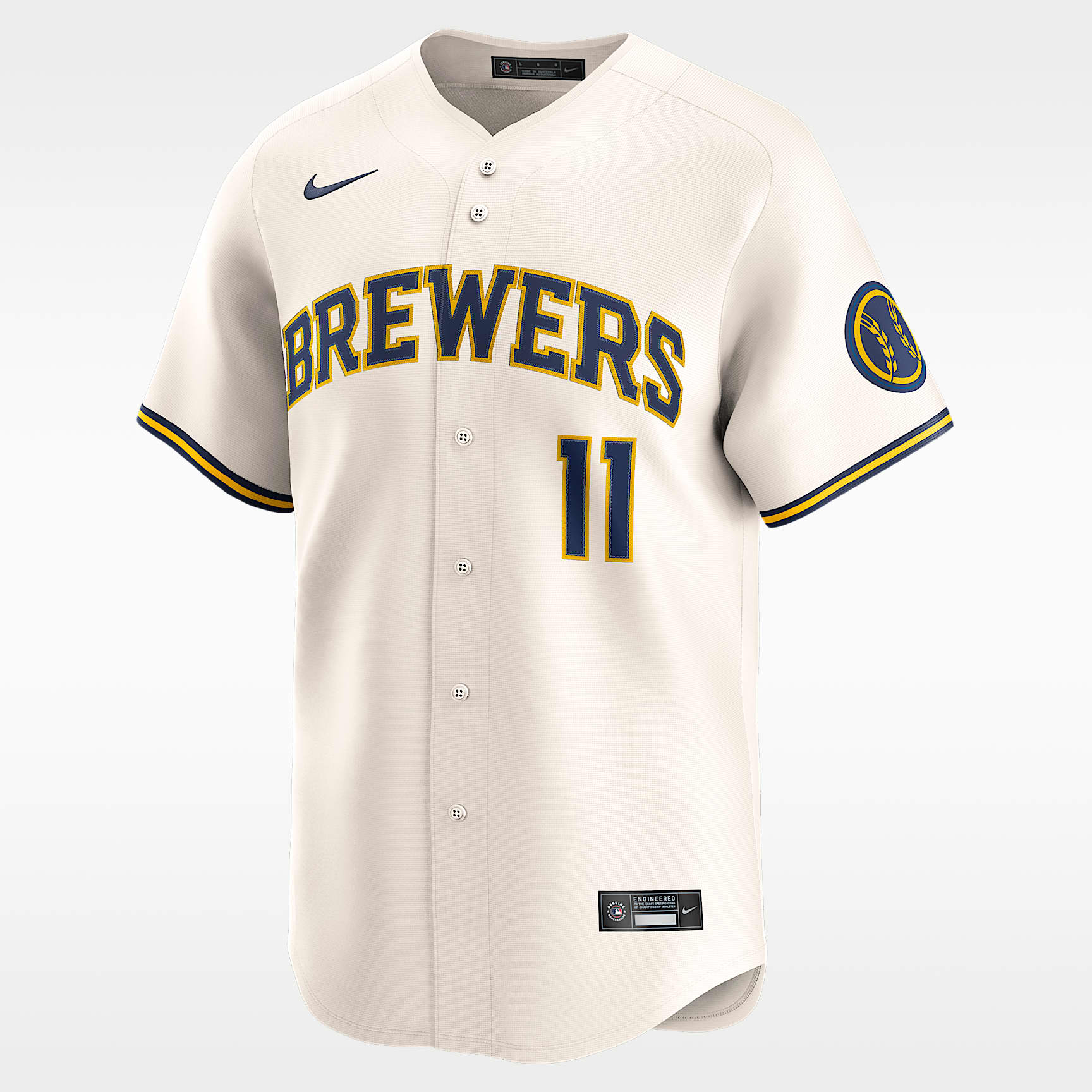 Jackson Chourio Milwaukee Brewers Men's Nike Dri-FIT MLB Limited Jersey