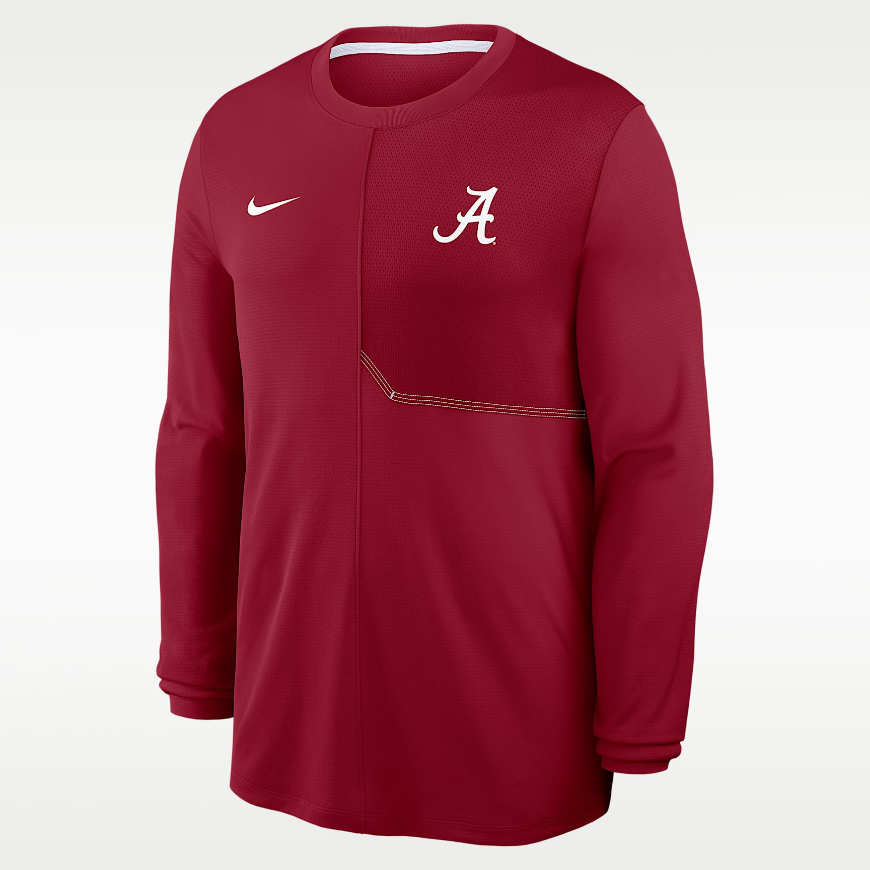 Alabama Sideline Coach Men's Nike Dri-FIT College Long-Sleeve Top