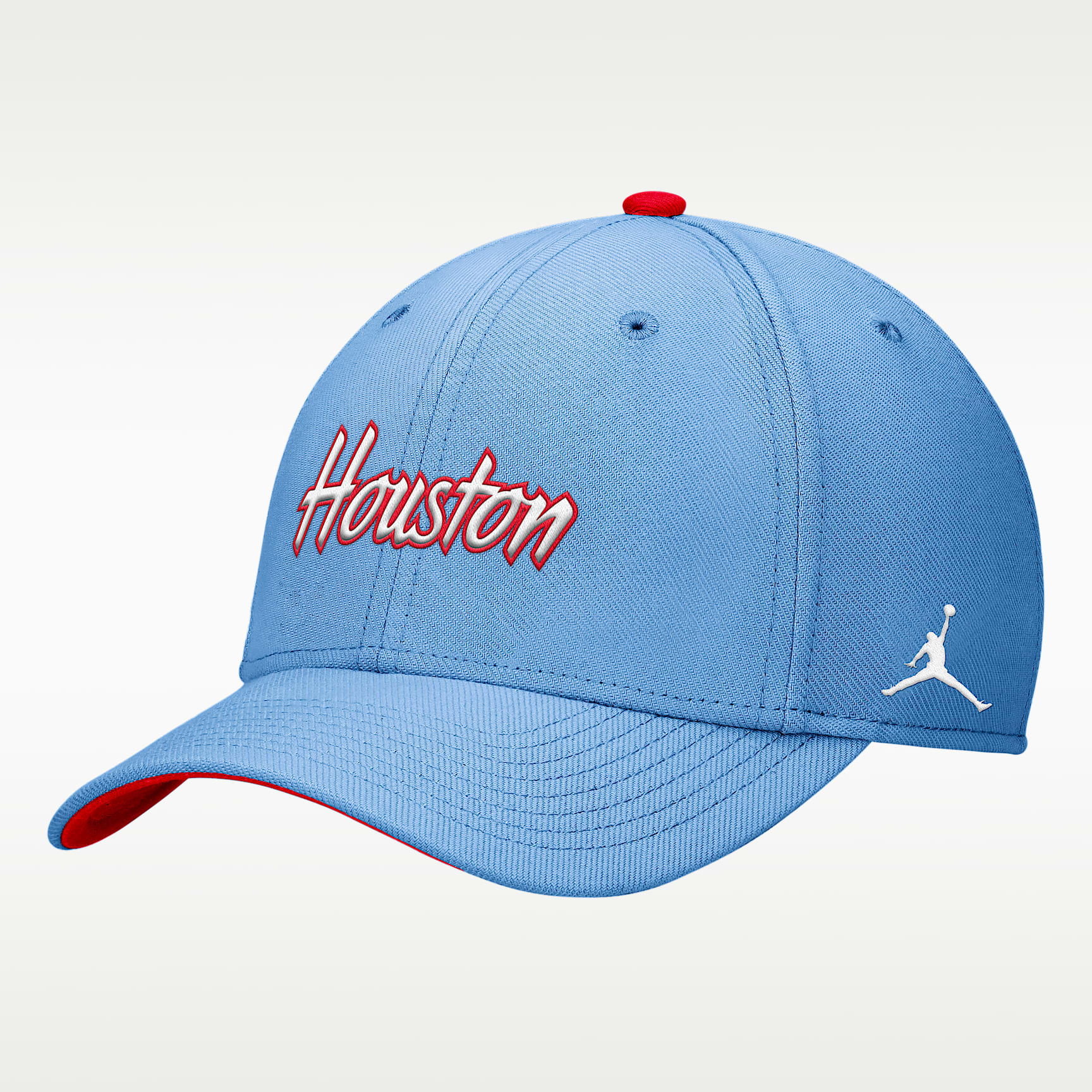 Houston Blue Out Rise Swoosh Men's Jordan Brand Dri-FIT College Hat