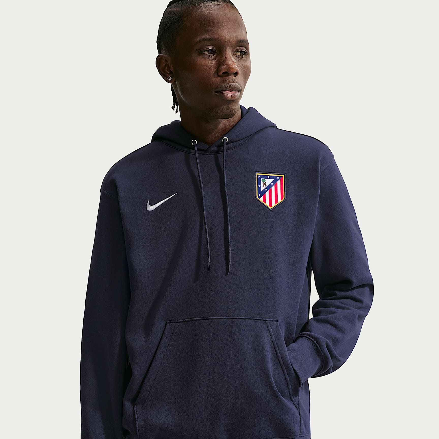 Atlético Madrid Club Men's Nike Football French Terry Pullover Hoodie