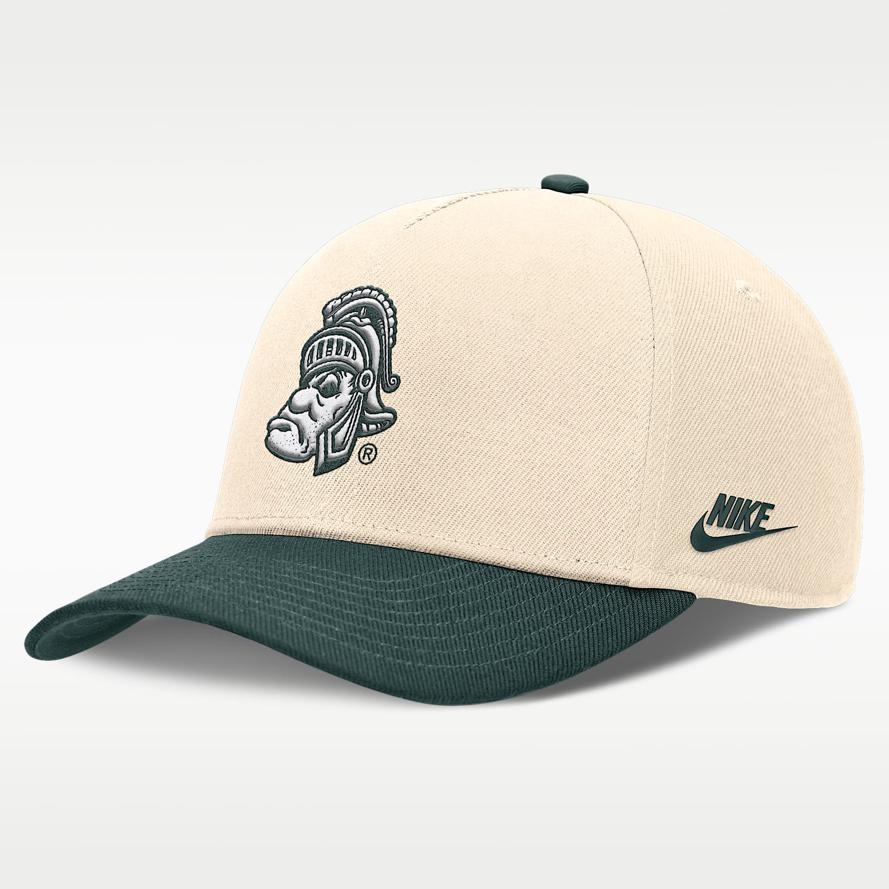 Michigan State Primetime Rise Academic Men's Nike Dri-FIT College Adjustable Hat