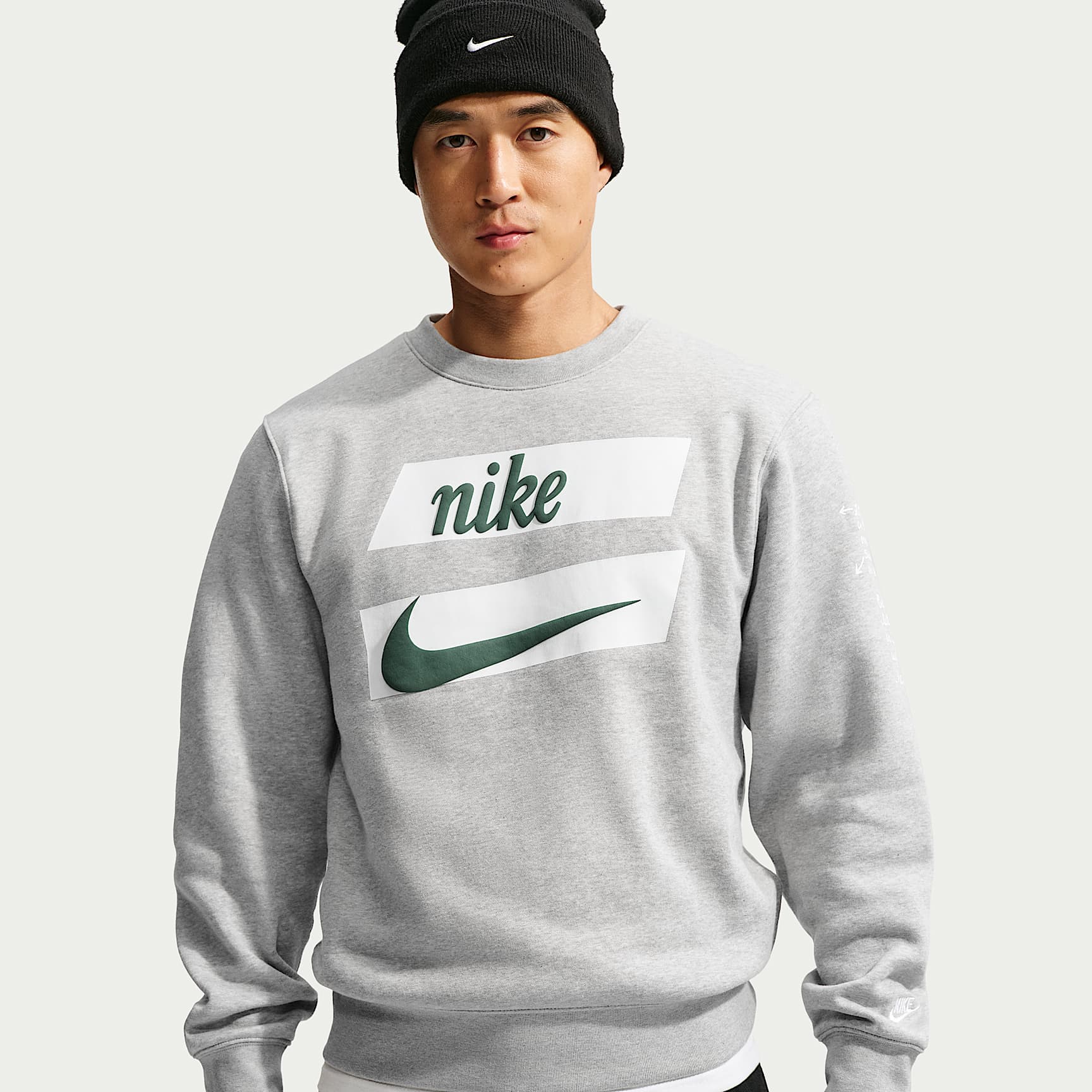 Nike Club Men's Fleece Crew-Neck Sweatshirt