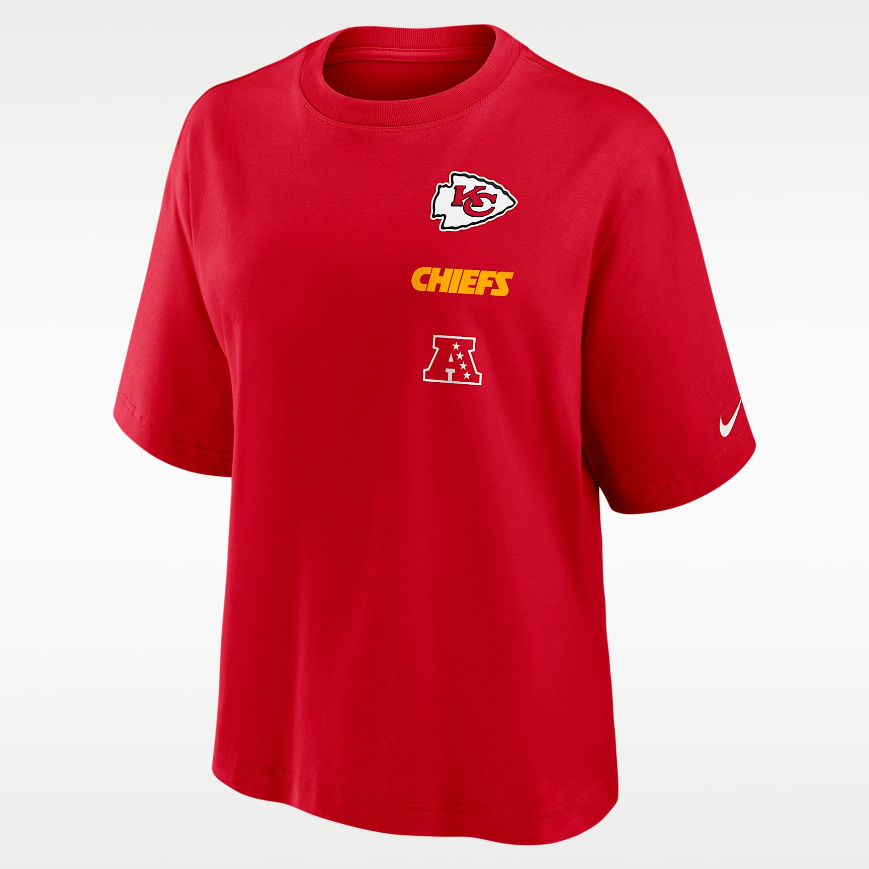 Kansas City Chiefs Primetime Premium Essential Boxy Women's Nike NFL T-Shirt