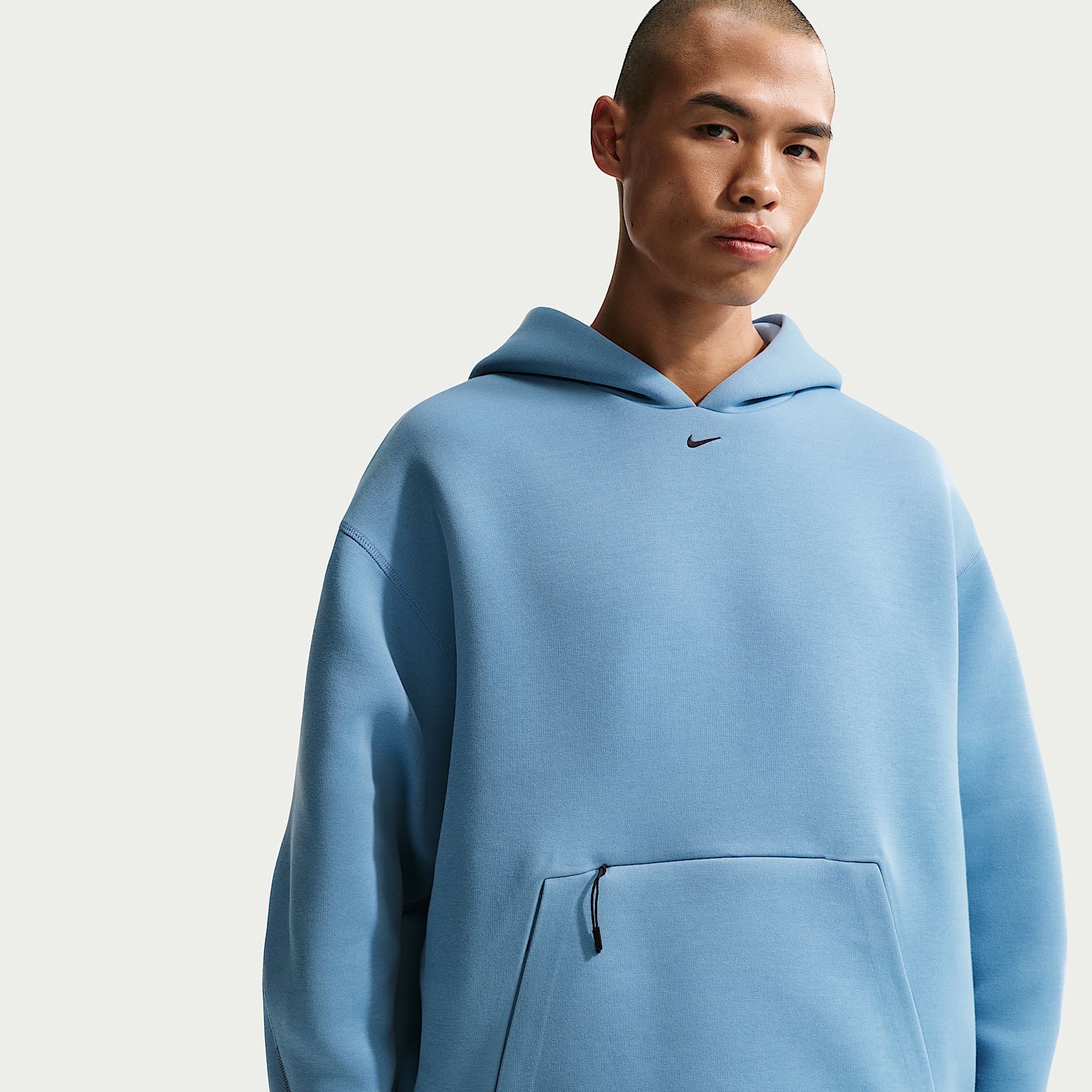 Sudadera con gorro sin cierre de tejido Fleece para hombre Nike Tech