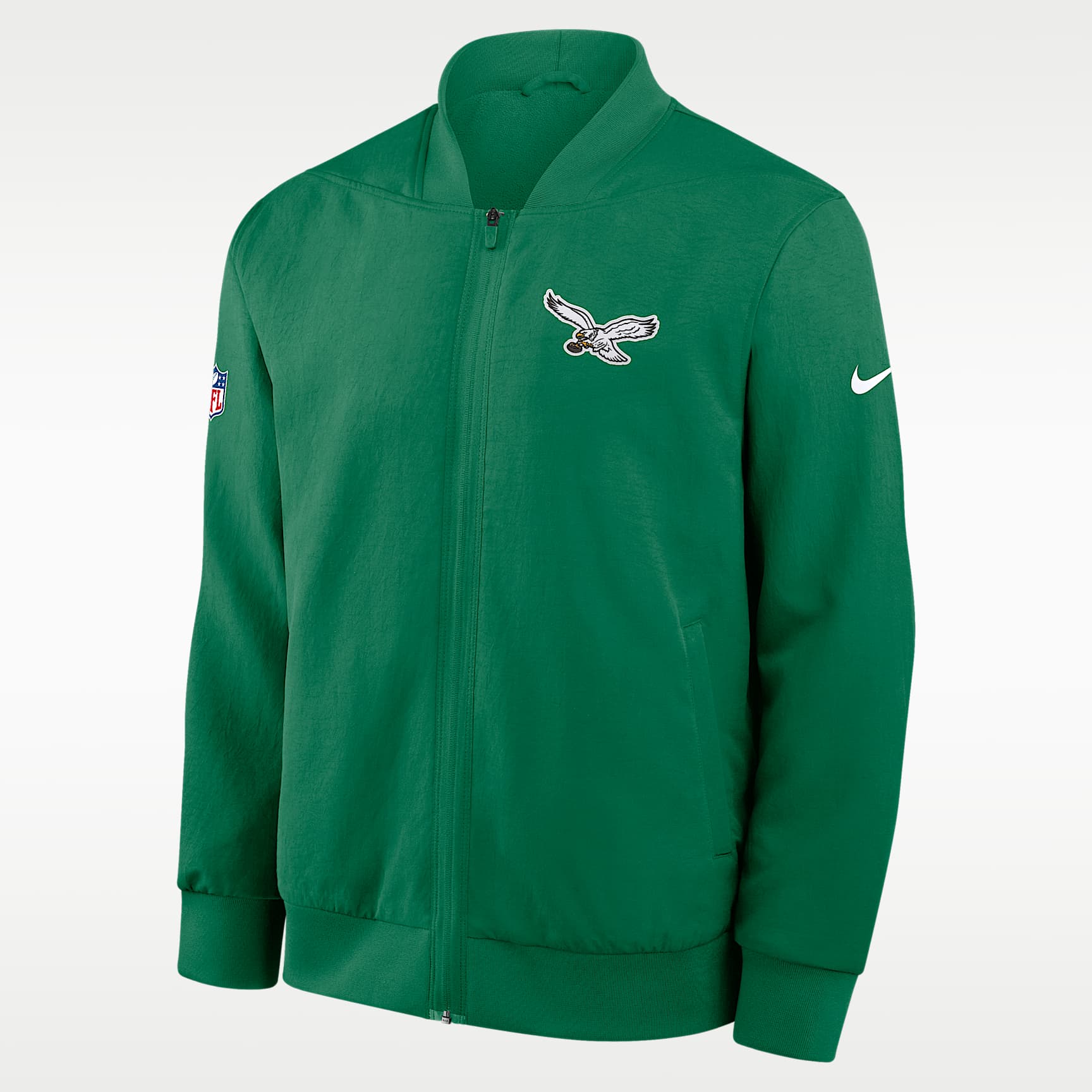 Philadelphia Eagles Sideline Men's Nike NFL Full-Zip Bomber Jacket