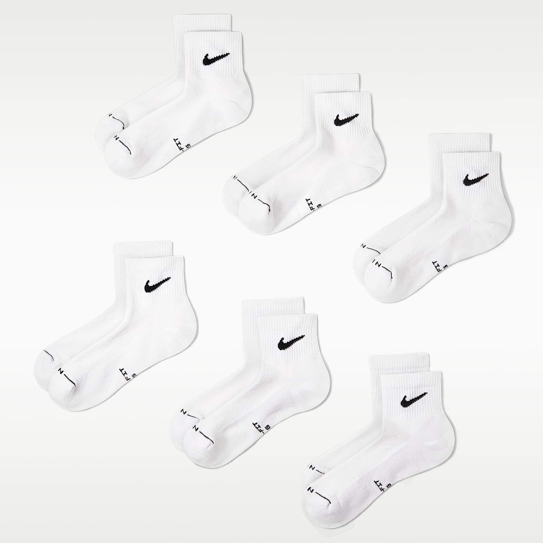 Nike Everyday Elevated Ankle Socks (6 Pairs)