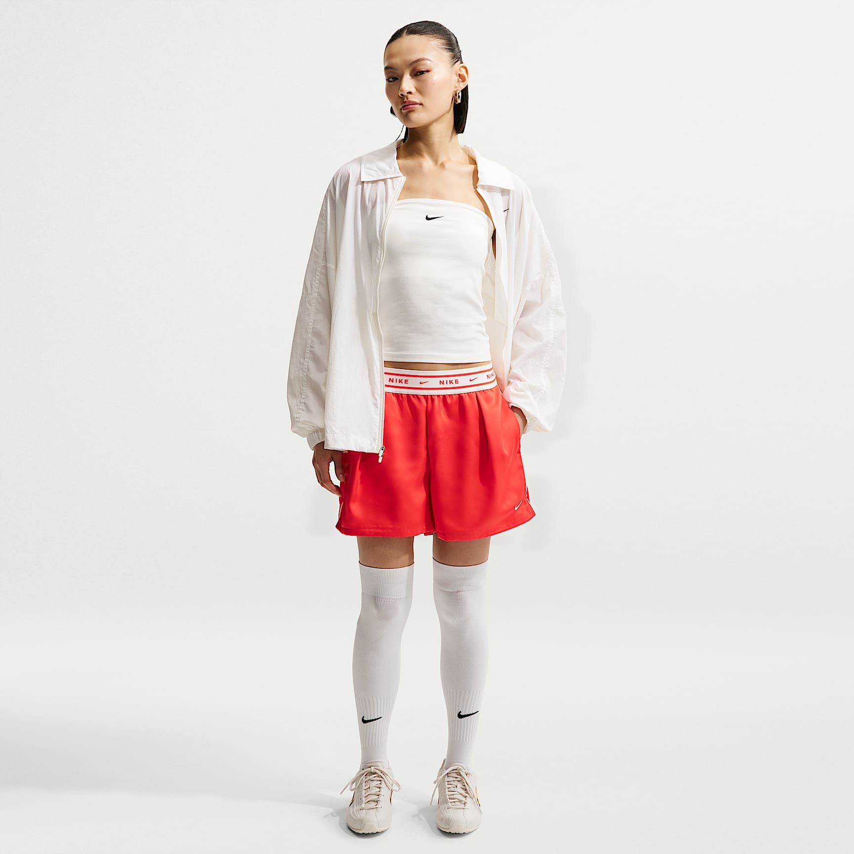 Short ample en satin à taille mi-haute Nike Sportswear pour femme