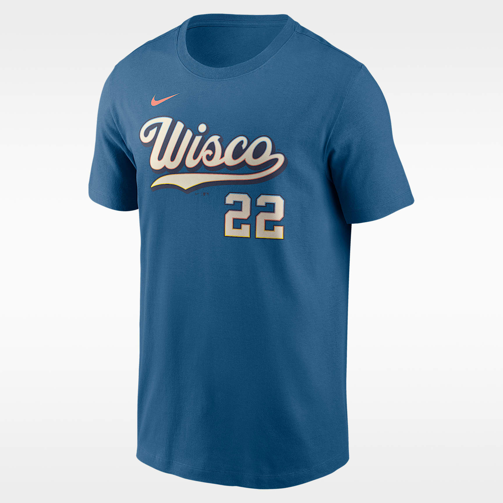 Christian Yelich Milwaukee Brewers City Connect Men's Nike MLB T-Shirt