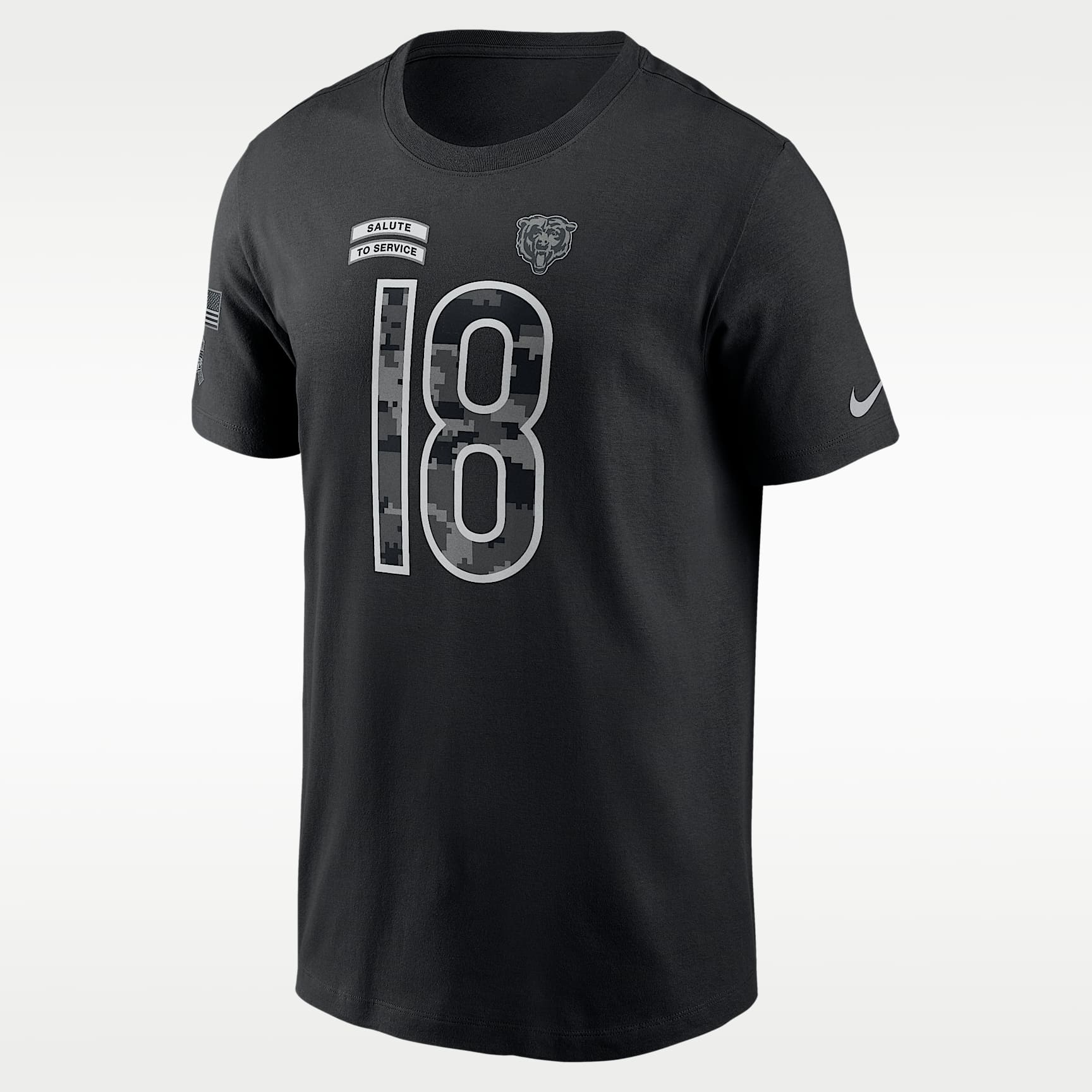 Caleb Williams Chicago Bears Salute to Service Men's Nike NFL T-Shirt