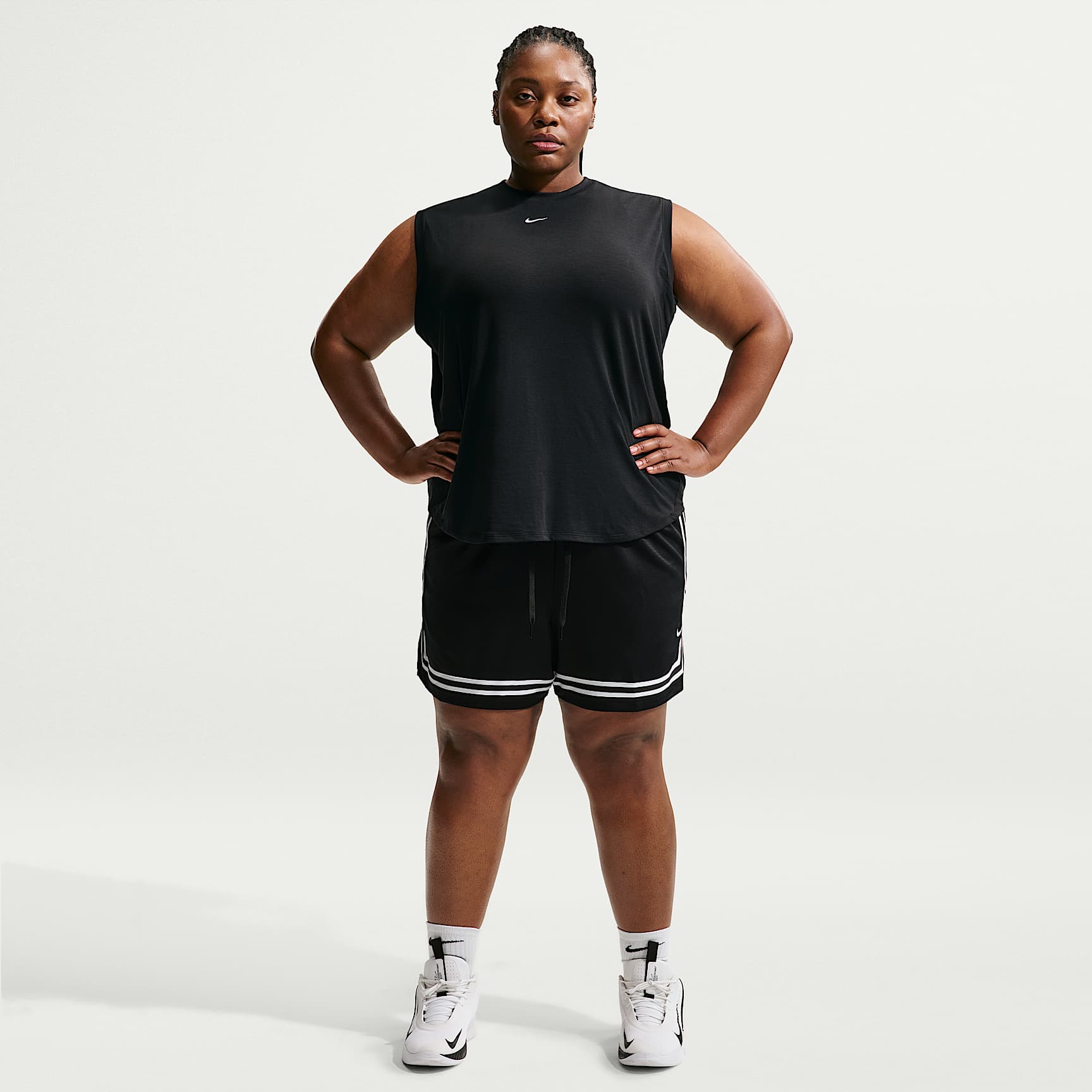 Shorts de básquetbol Dri-FIT de 13 cm para mujer Nike Crossover