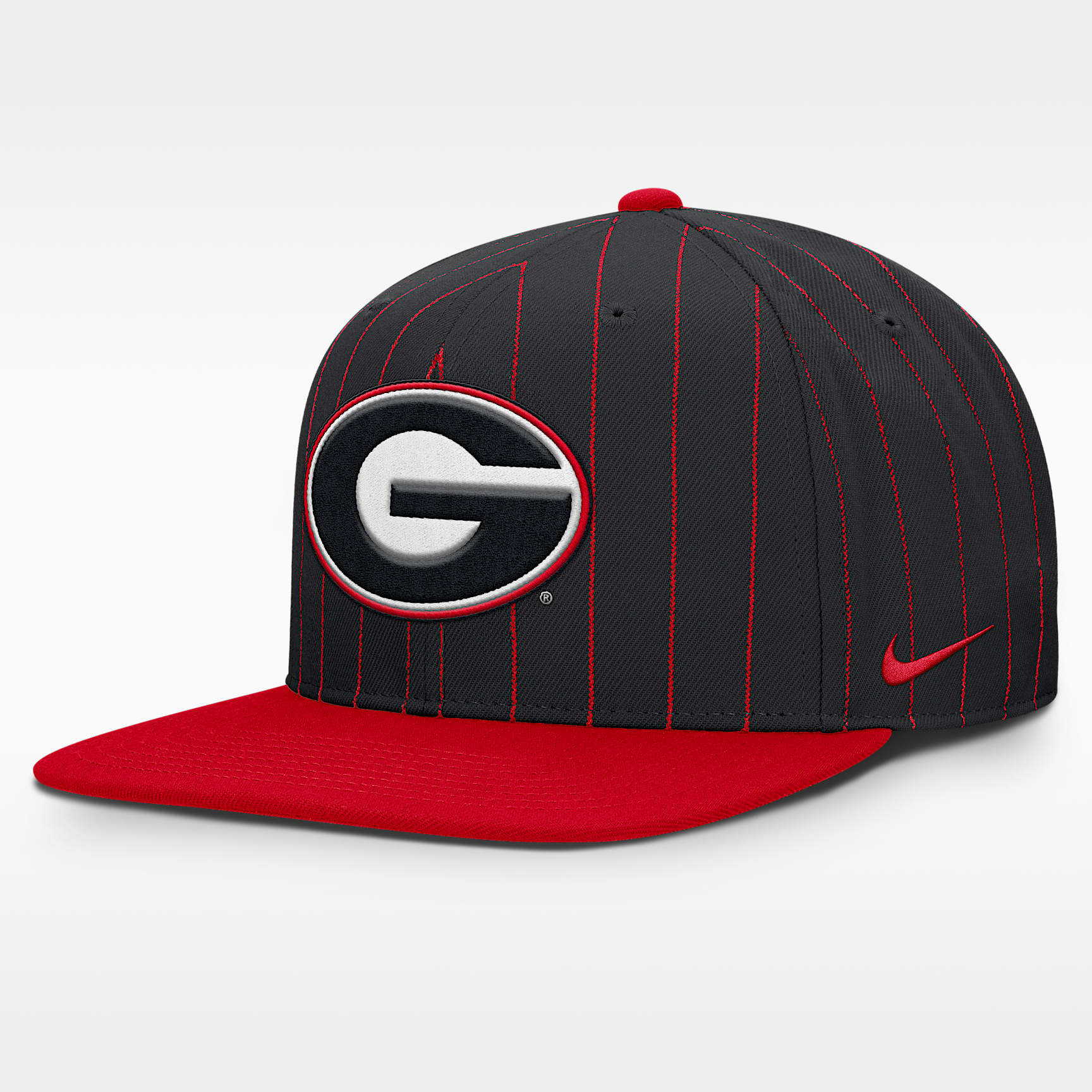 Georgia Primetime Pin Stripe 2-Tone Men's Nike Dri-FIT College Adjustable Hat