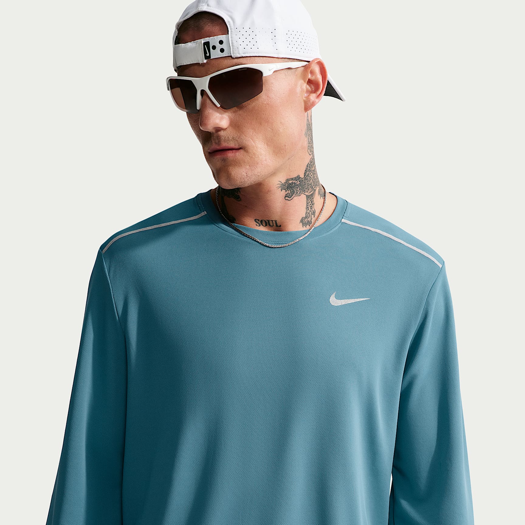 Nike Miler Dri-FIT Langarm-Laufoberteil für Herren