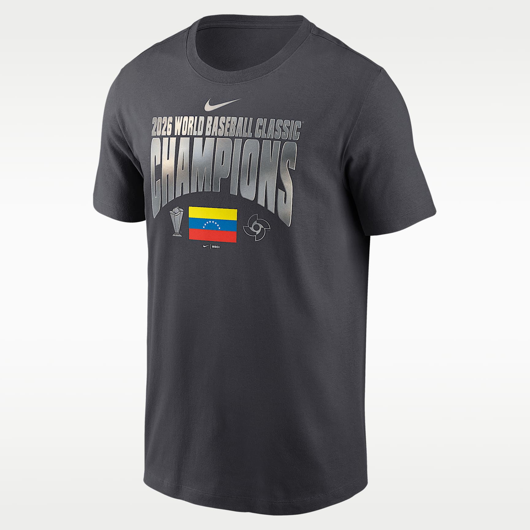 Venezuela National Baseball Team 2026 World Baseball Classic Champions Locker Room Men's Nike T-Shirt
