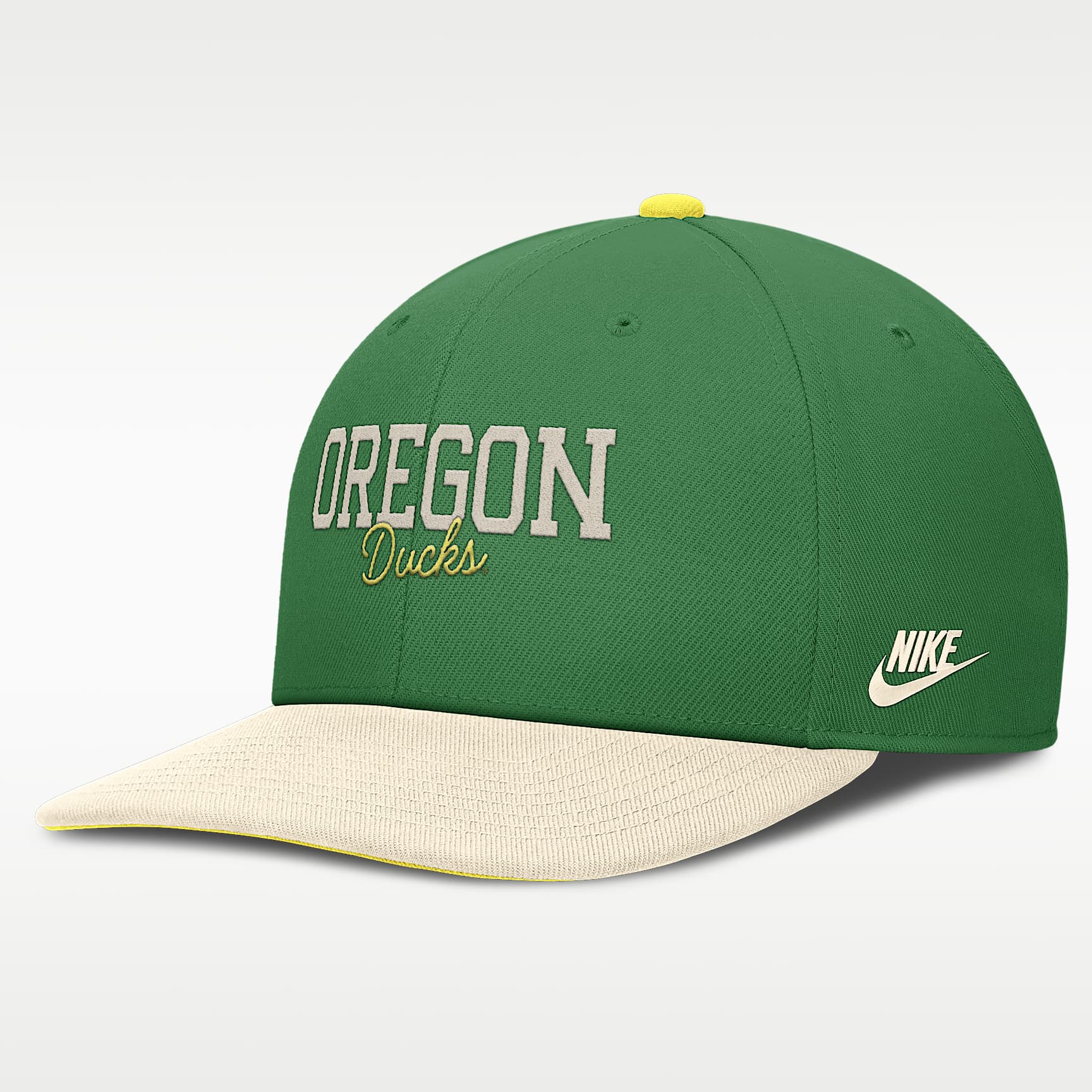 Oregon Legacy Script Men's Nike Dri-FIT College Adjustable Hat