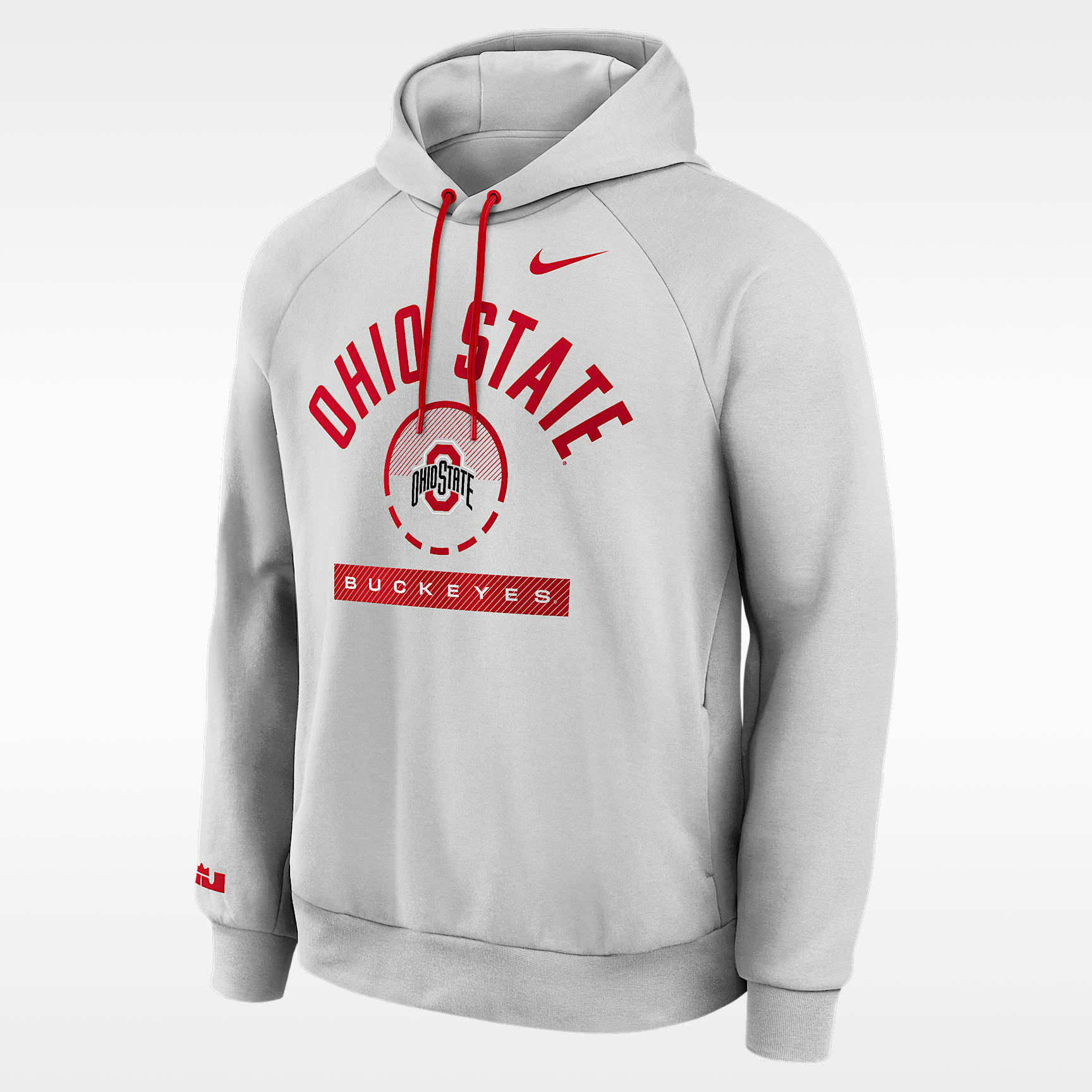 Ohio State Courtside Men's Nike Dri-FIT College Pullover Hoodie