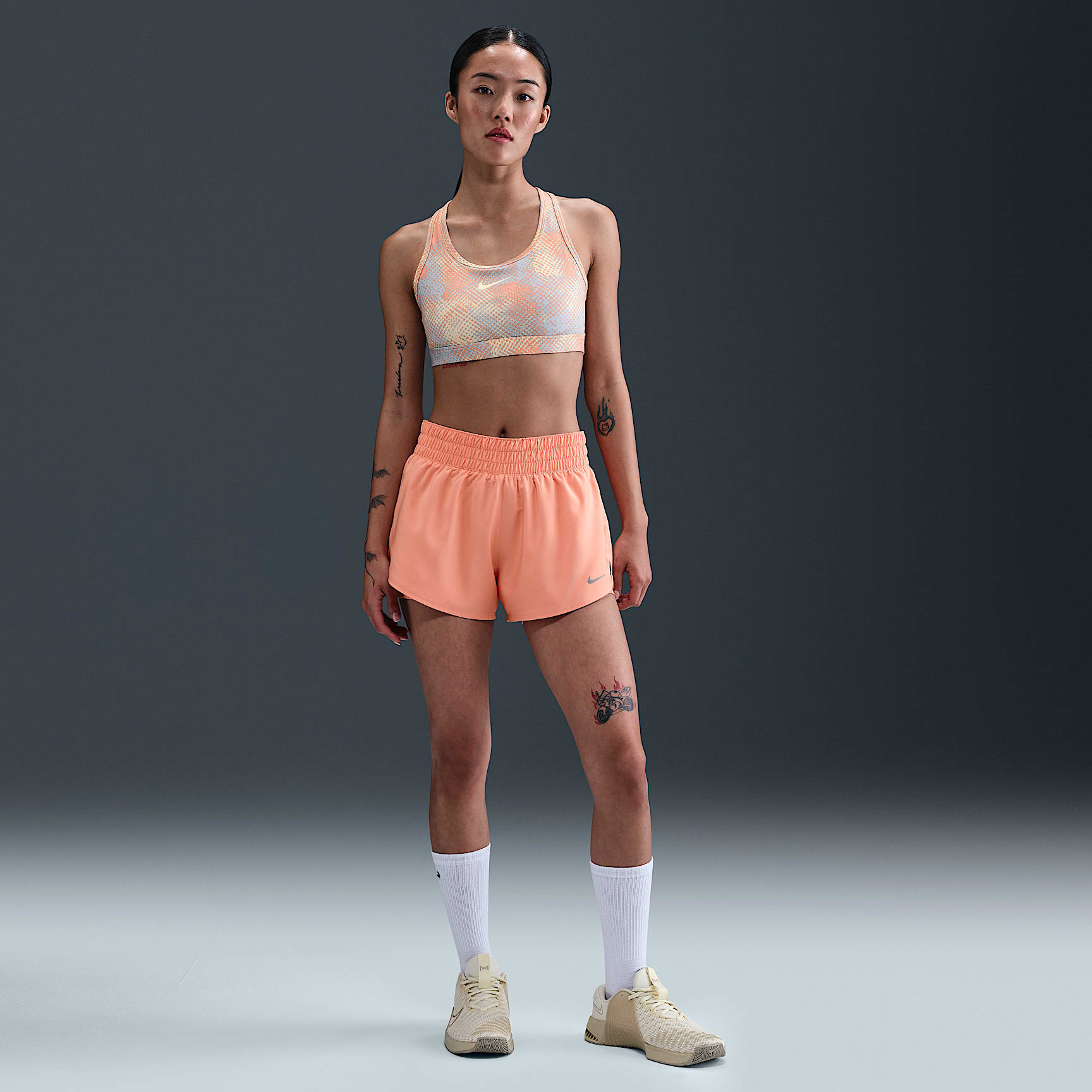 Nike Dri-FIT One Women's Mid-rise 8cm (approx.) 2-in-1 Shorts