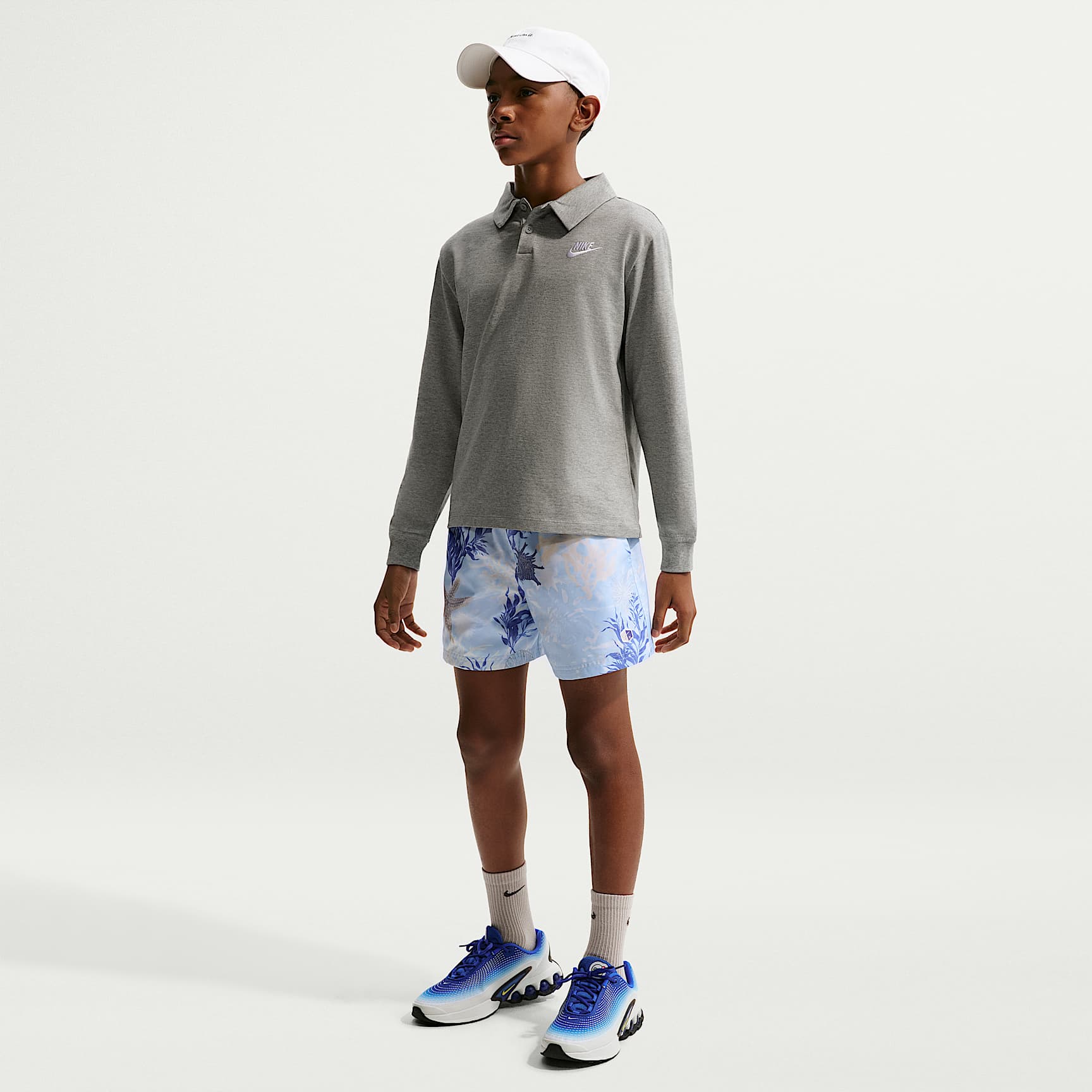 Shorts de tejido Woven de 12 cm para niños talla grande Nike Sportswear Club