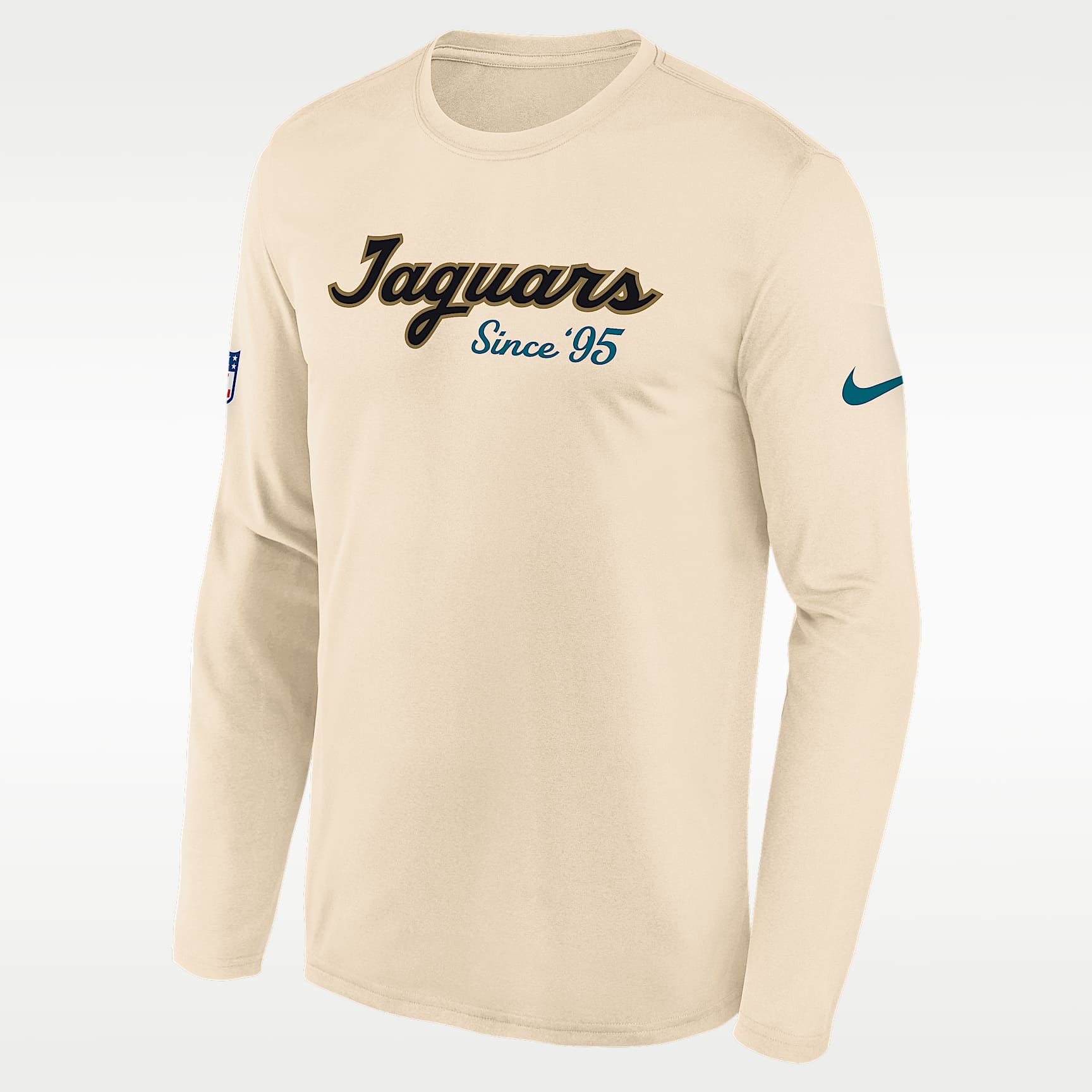 Jacksonville Jaguars Rivalries Collection Sideline Legend Big Kids' Nike Dri-FIT NFL Long-Sleeve T-Shirt