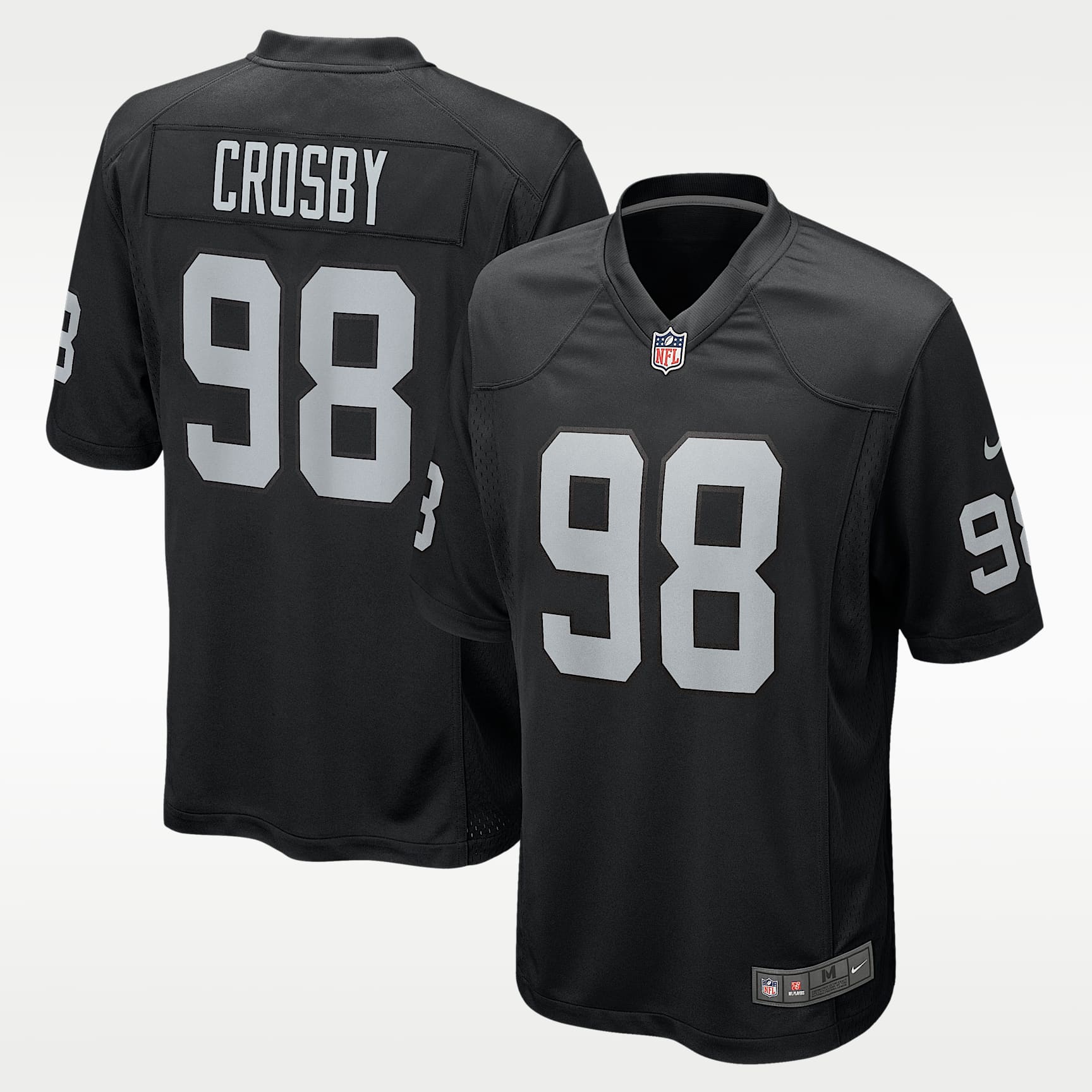 Maxx Crosby Las Vegas Raiders Men's Nike NFL Game Shirt