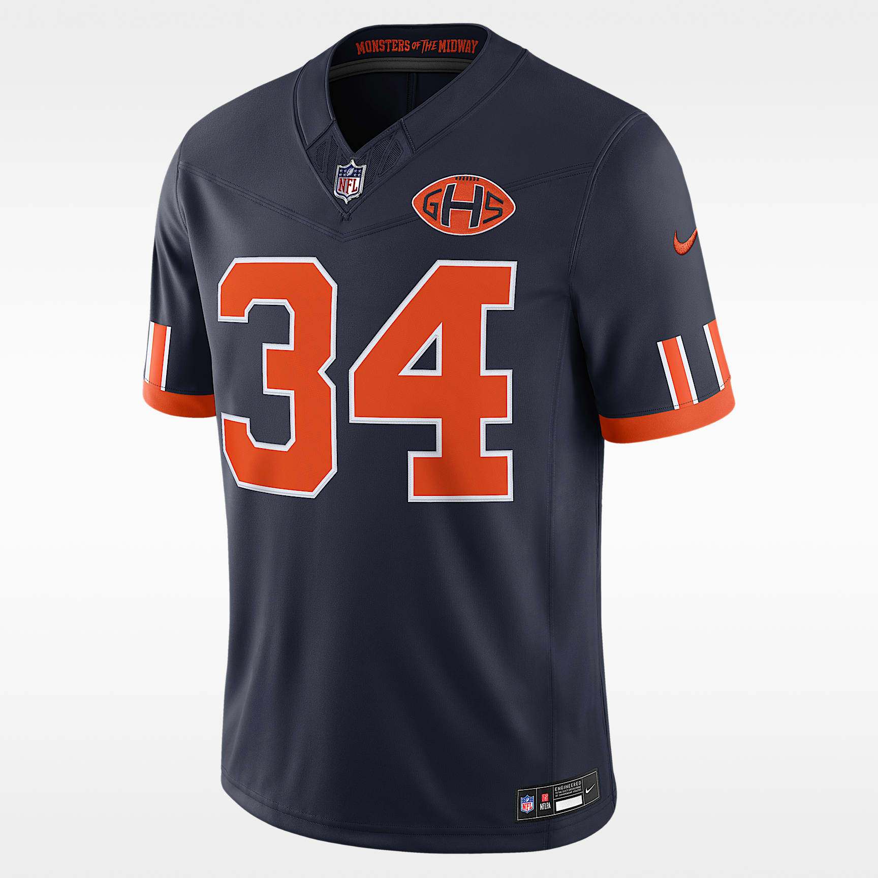 Walter Payton Chicago Bears Rivalries Collection Men's Nike NFL Game Jersey
