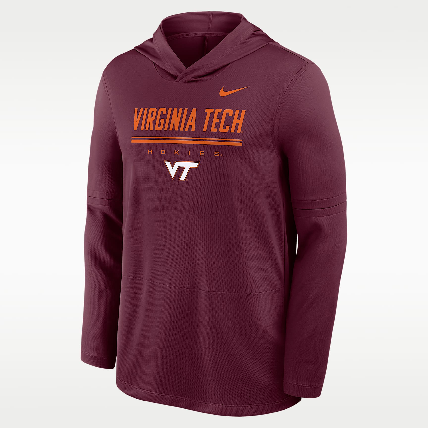 Nike College (Virginia Tech) Men's Dri-FIT Lightweight Hoodie