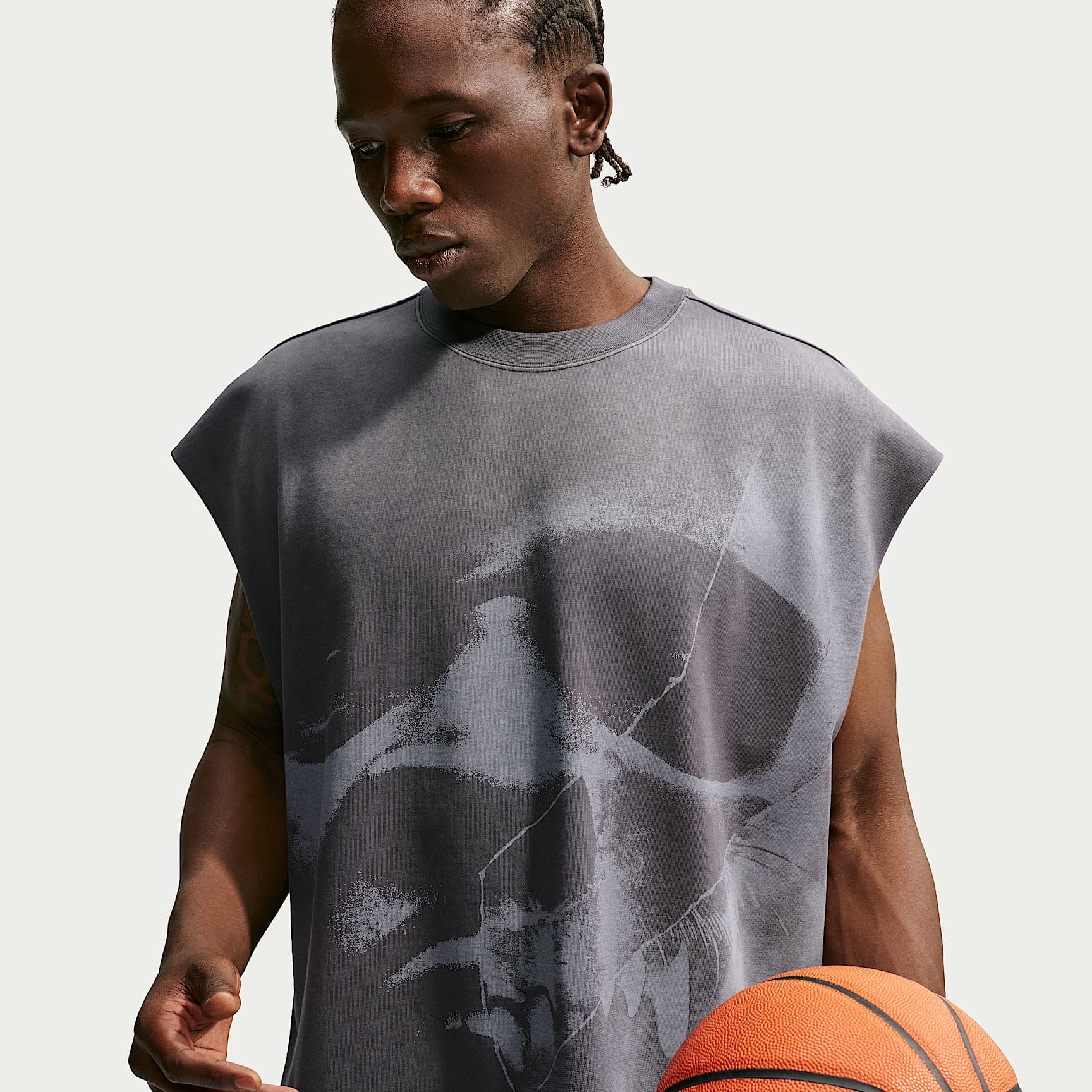 Playera sin mangas de básquetbol Dri-FIT para hombre Ja Standard Issue