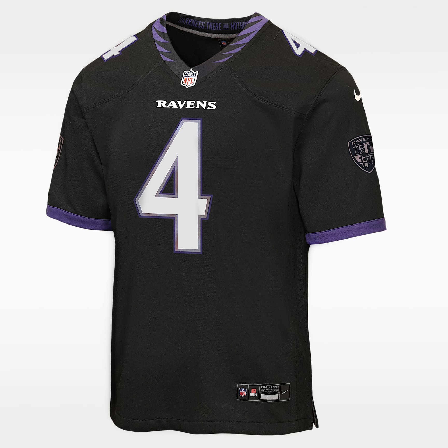 Zay Flowers Baltimore Ravens Big Kids' Game Jersey