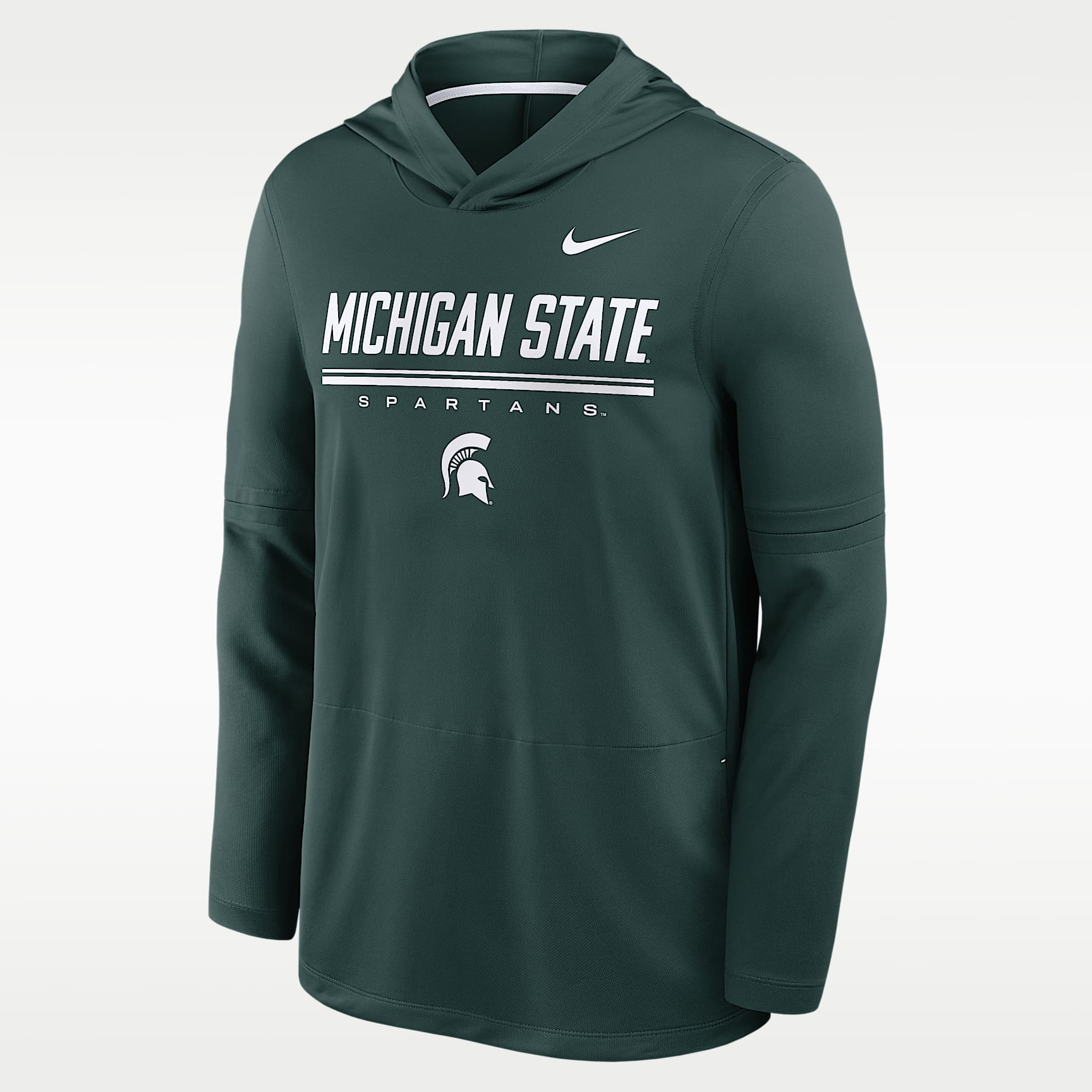 Michigan State Sideline Men's Nike Dri-FIT College Long-Sleeve Hooded Top