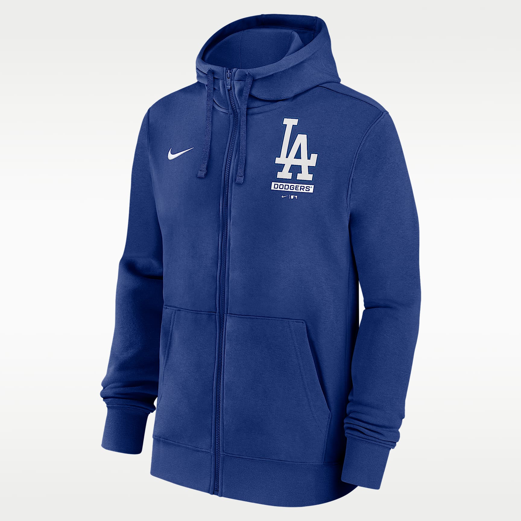 Sudadera con gorro Nike de la MLB de cierre completo para hombre Los Angeles Dodgers Lockup