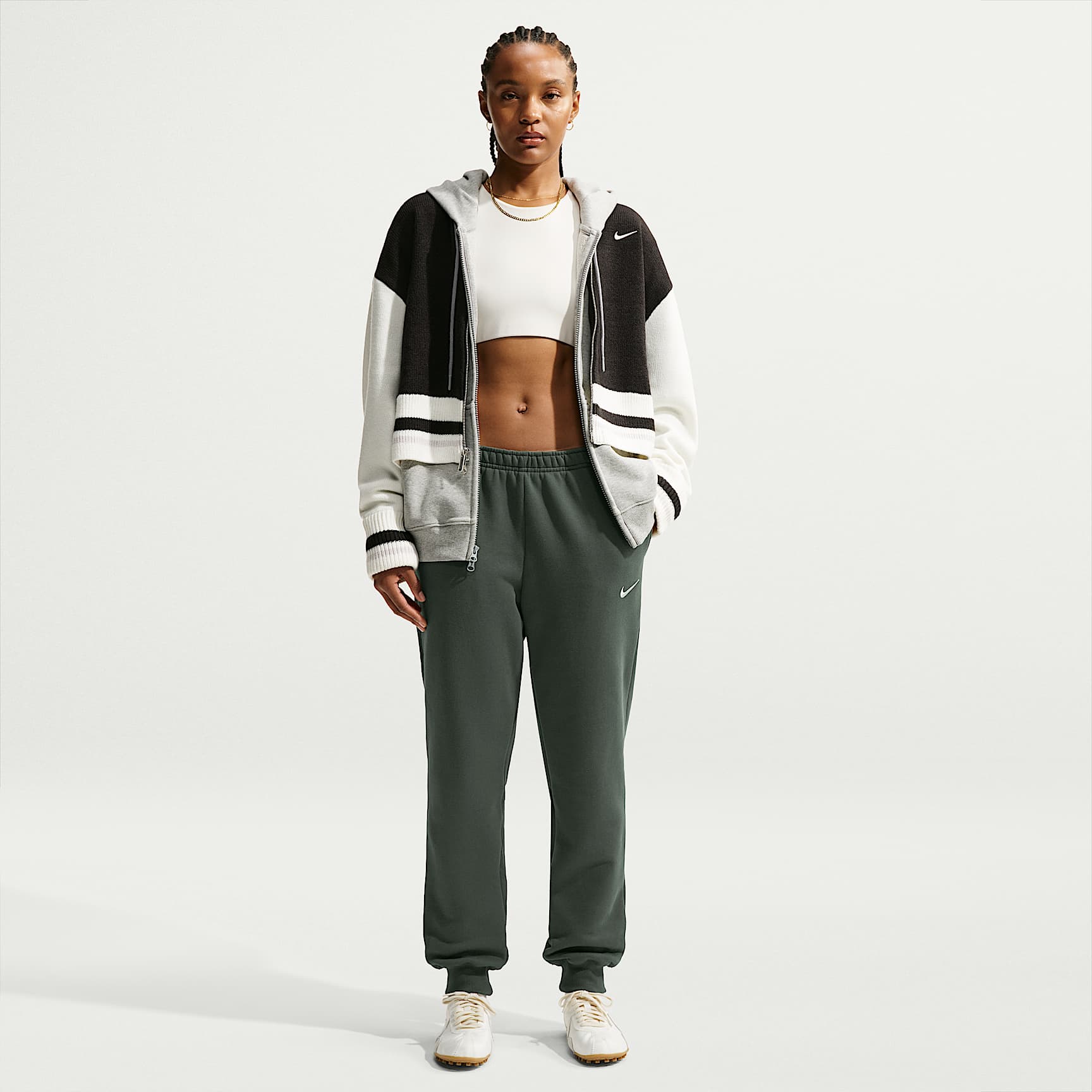 Nike Studio Fleece Medium Weight Women's Mid-Rise Joggers