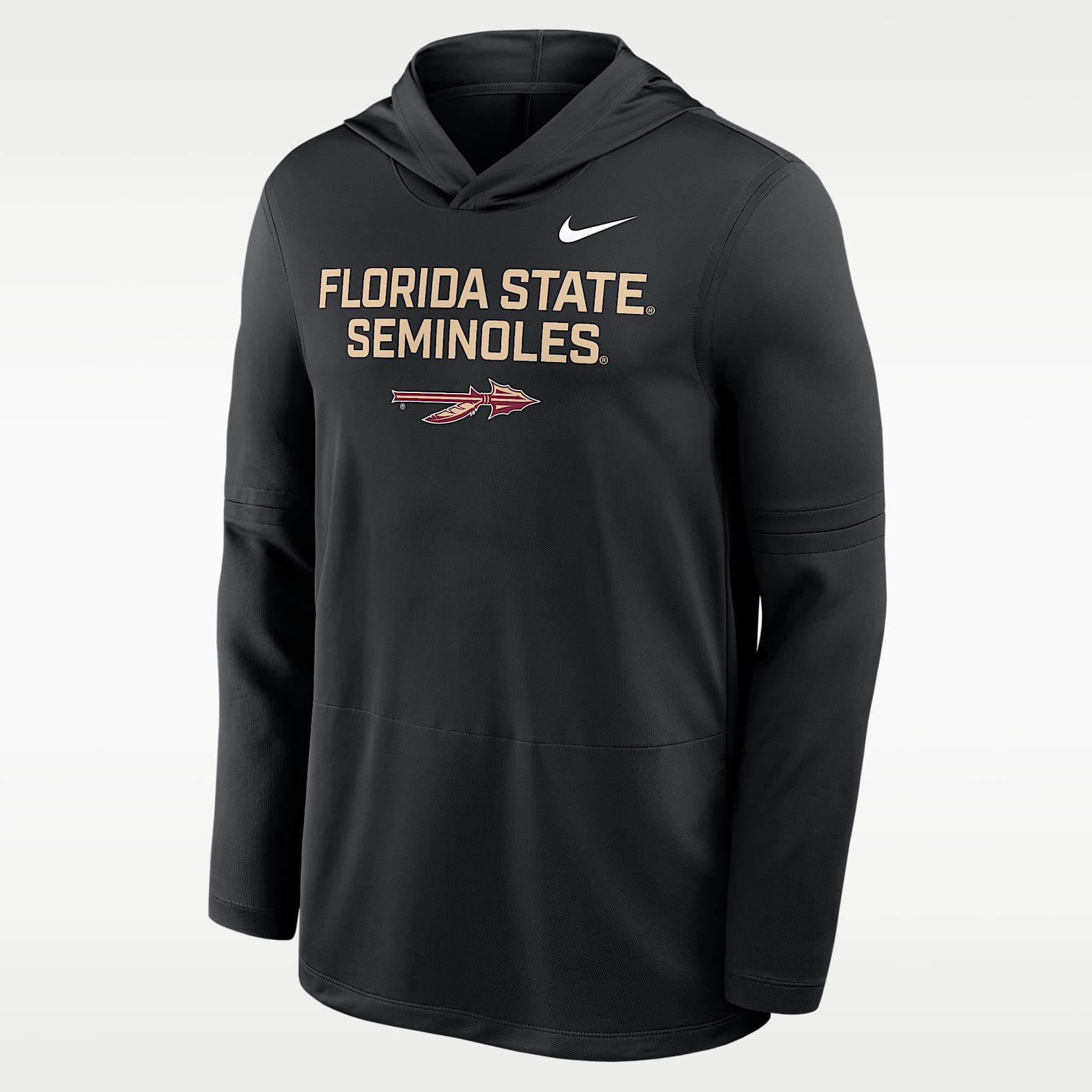Florida State Sideline Men's Nike Dri-FIT College Long-Sleeve Hooded Top
