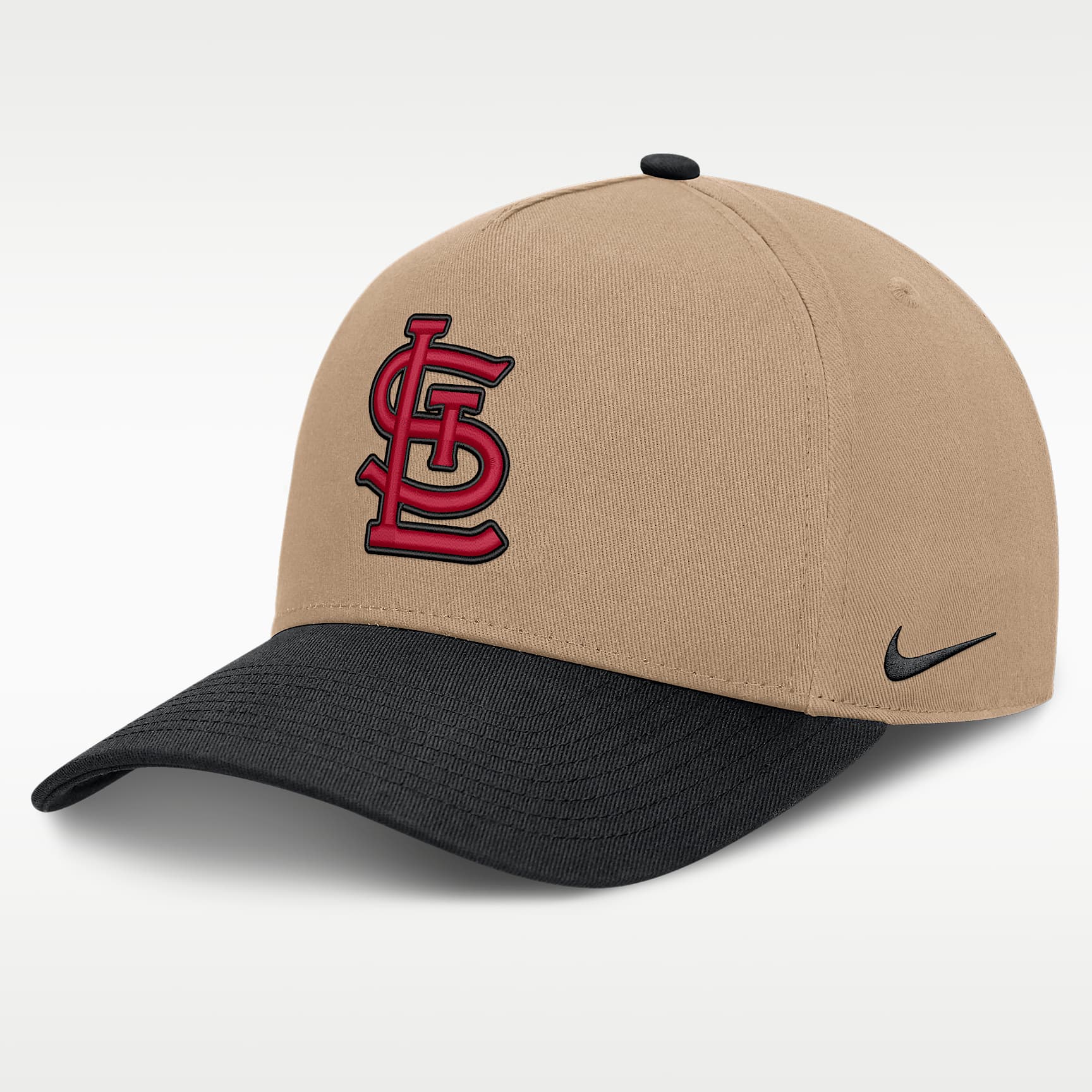 Gorra de rejilla Nike de la MLB ajustable con estructura A-Frame para hombre St. Louis Cardinals Rise