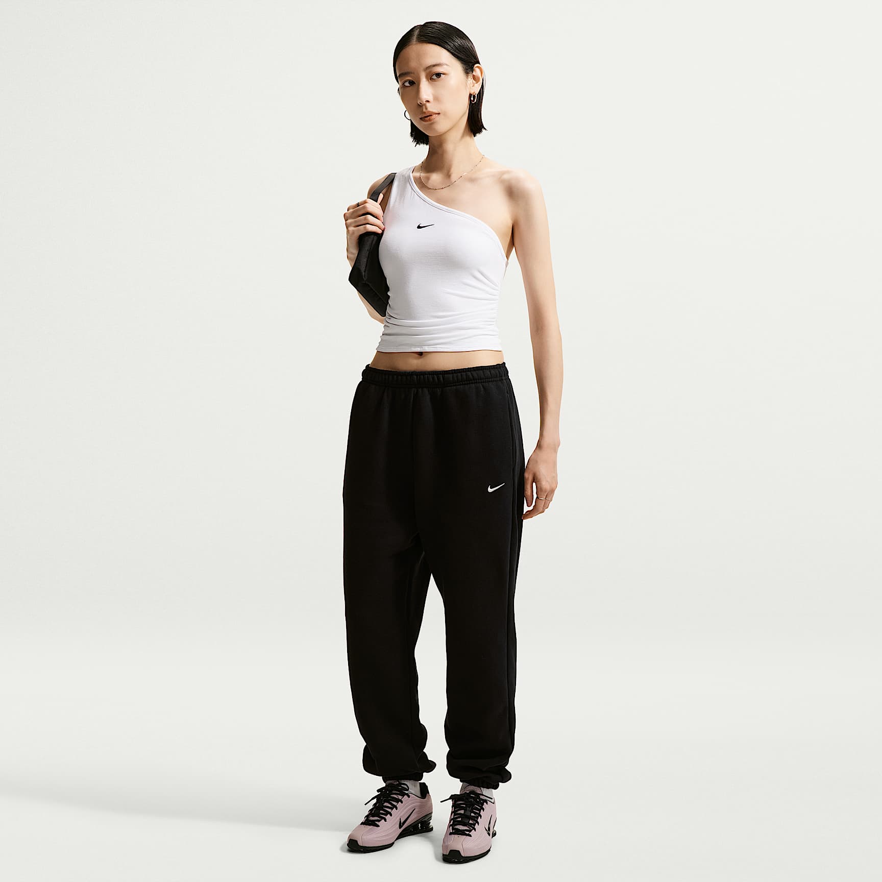 Nike Studio Fleece Medium Weight Women's High-Rise Oversized Cuffed Trousers