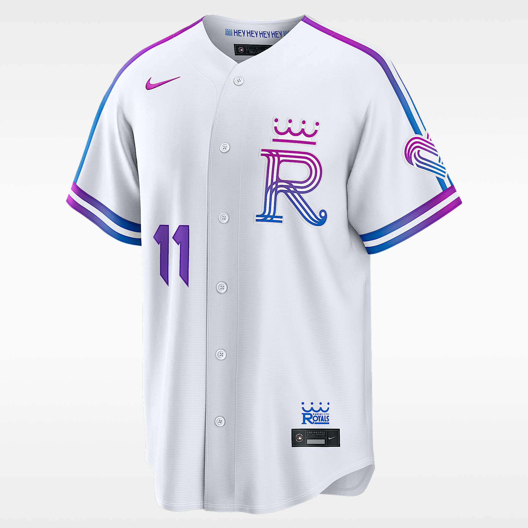 Maikel Garcia Kansas City Royals City Connect Men's Nike MLB Stadium Jersey