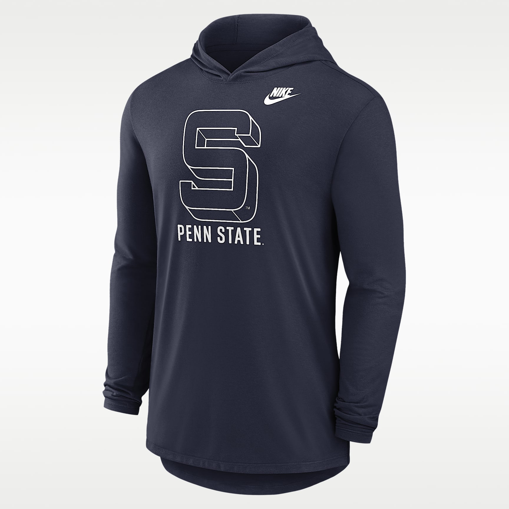 Penn State Legacy Men's Nike Dri-FIT College Long-Sleeve Hooded T-Shirt