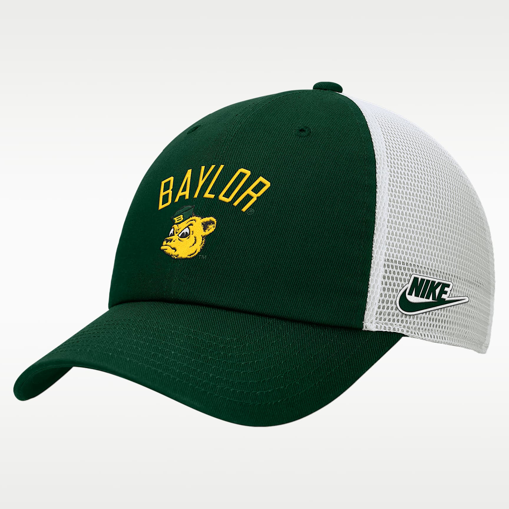 Nike College (Baylor) Unstructured Trucker Cap