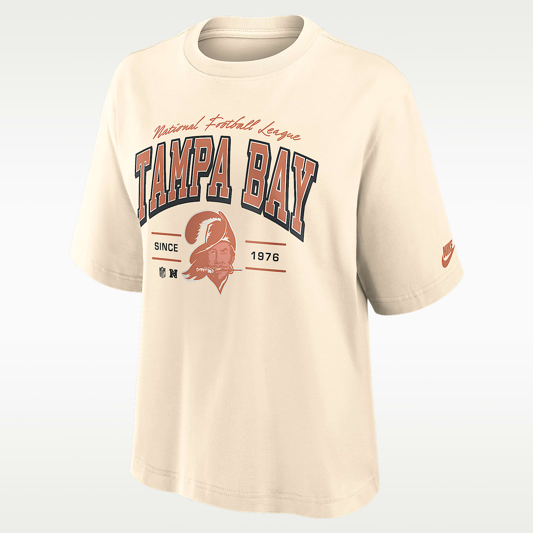 Tampa Bay Buccaneers Vintage Mod Boxy Women's Nike NFL T-Shirt