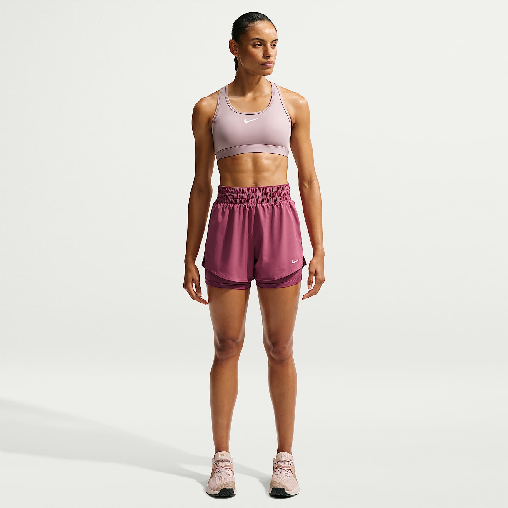 Short 2-en-1 taille haute 8 cm Dri-FIT Nike One pour femme