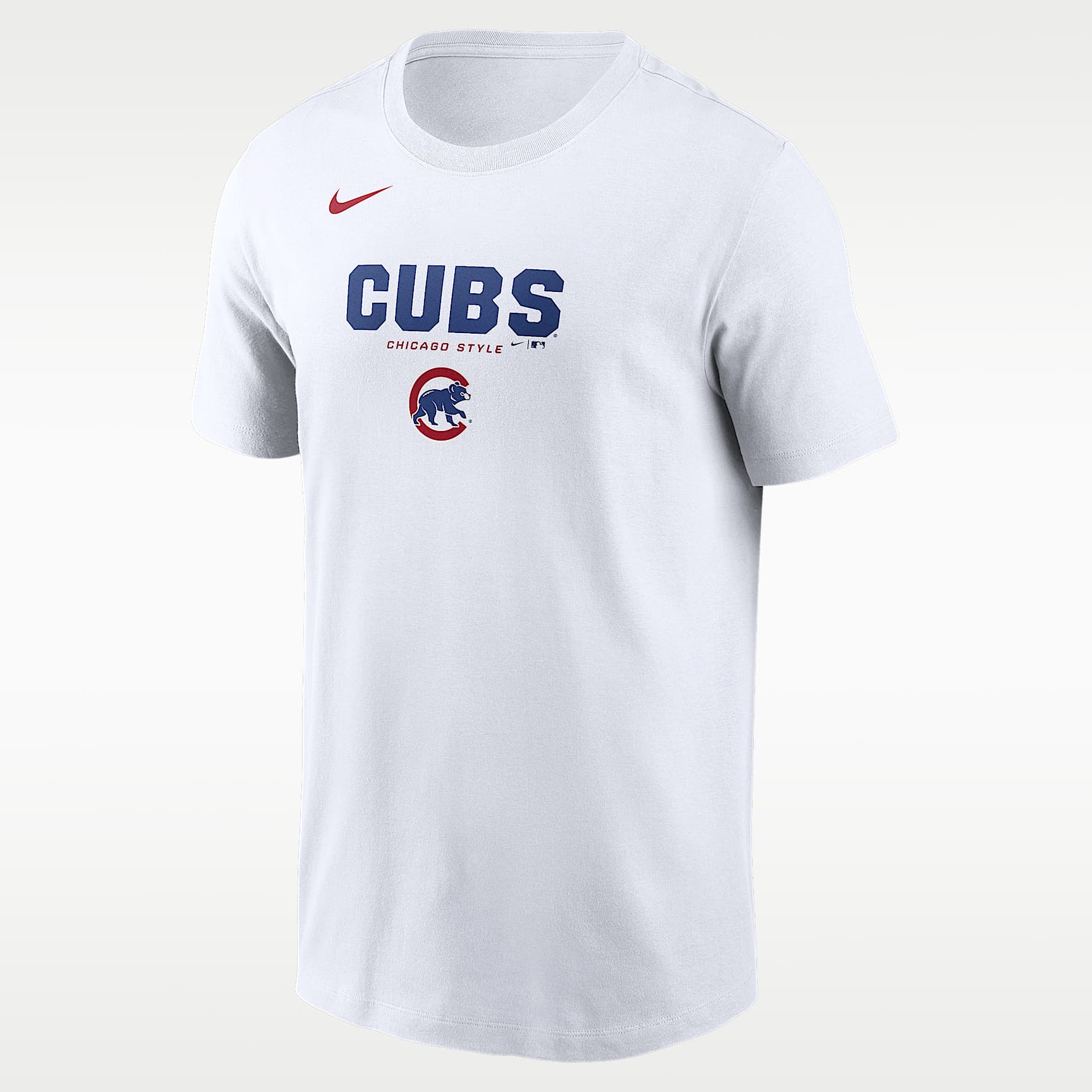 Chicago Cubs Bold Team Name Men's Nike MLB T-Shirt