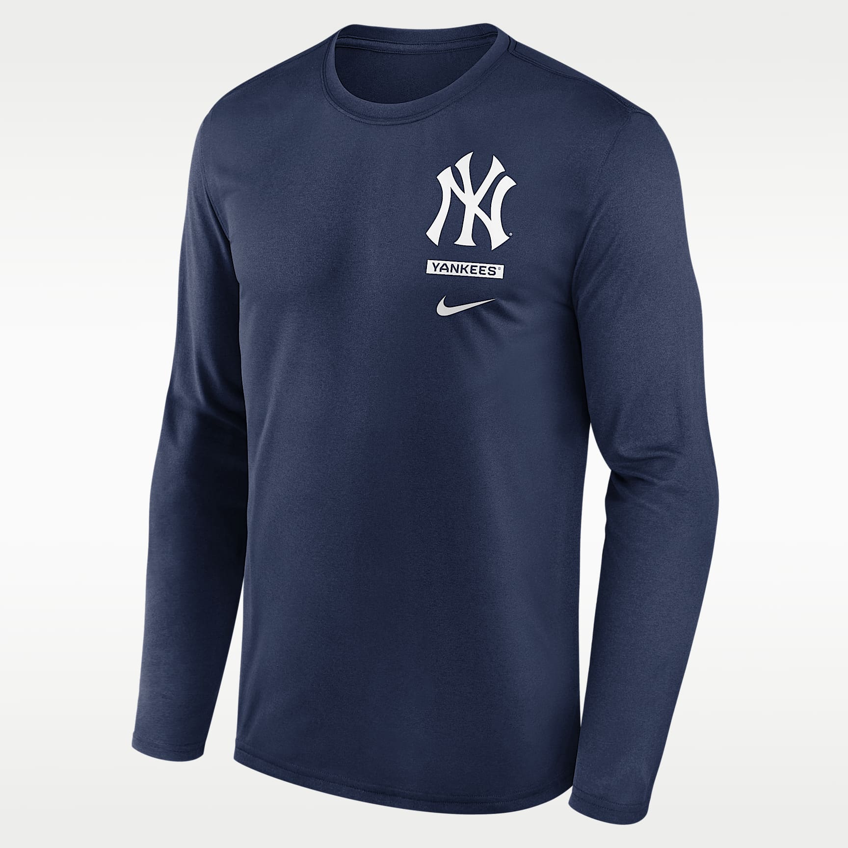 New York Yankees 2-Hit Legend Men's Nike Dri-FIT MLB Long-Sleeve T-Shirt