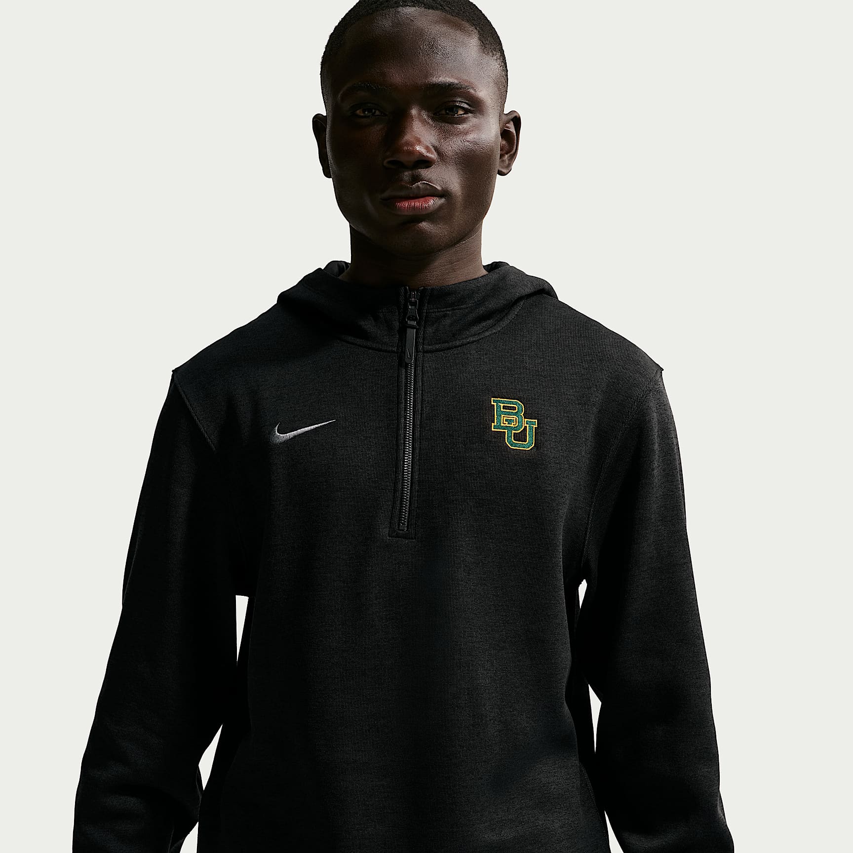 Baylor Bears Nike NCAA Men's Basketball Coaches' Pullover Hoodie