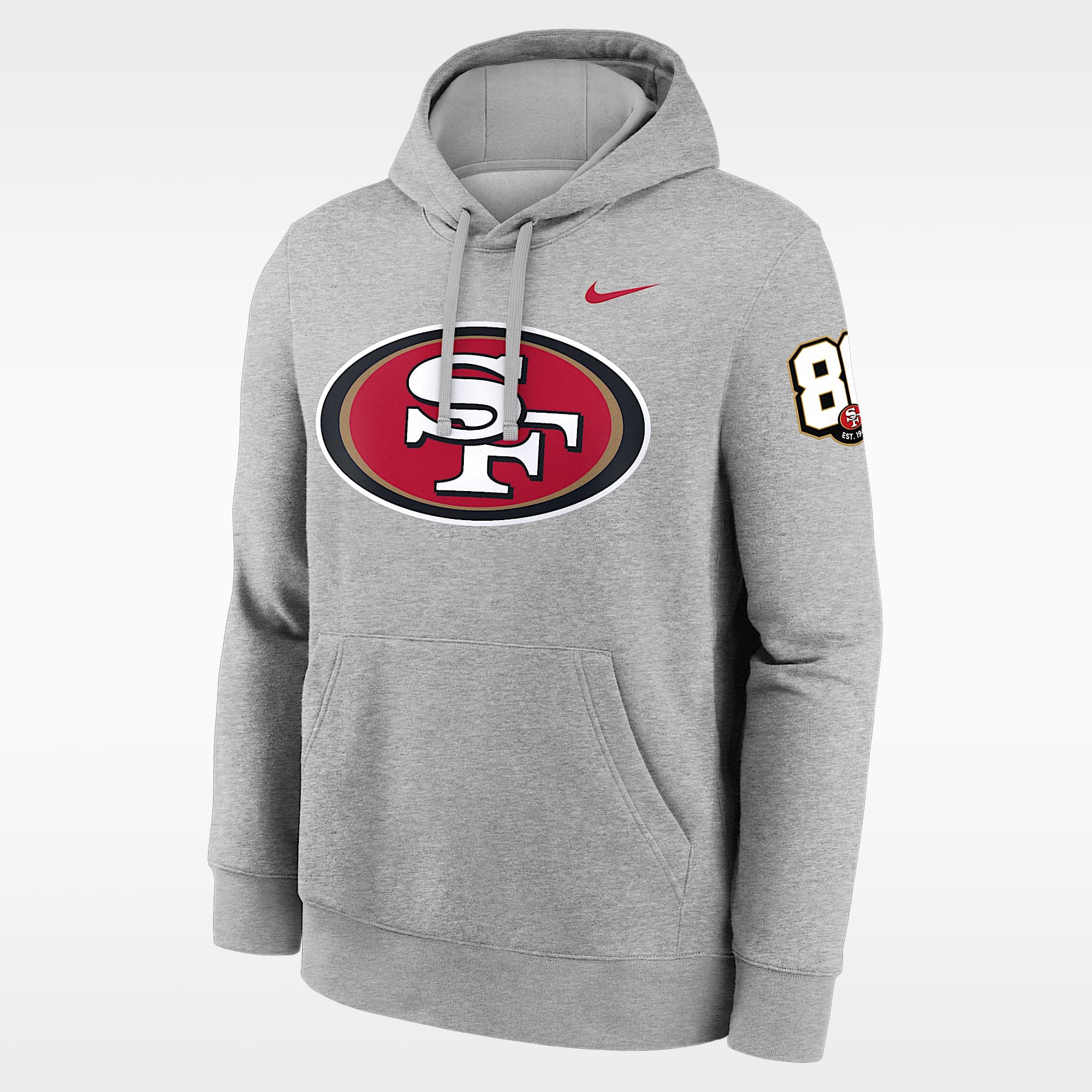 San Francisco 49ers 80th Anniversary Sunday Showdown Club Men's Nike NFL Pullover Hoodie