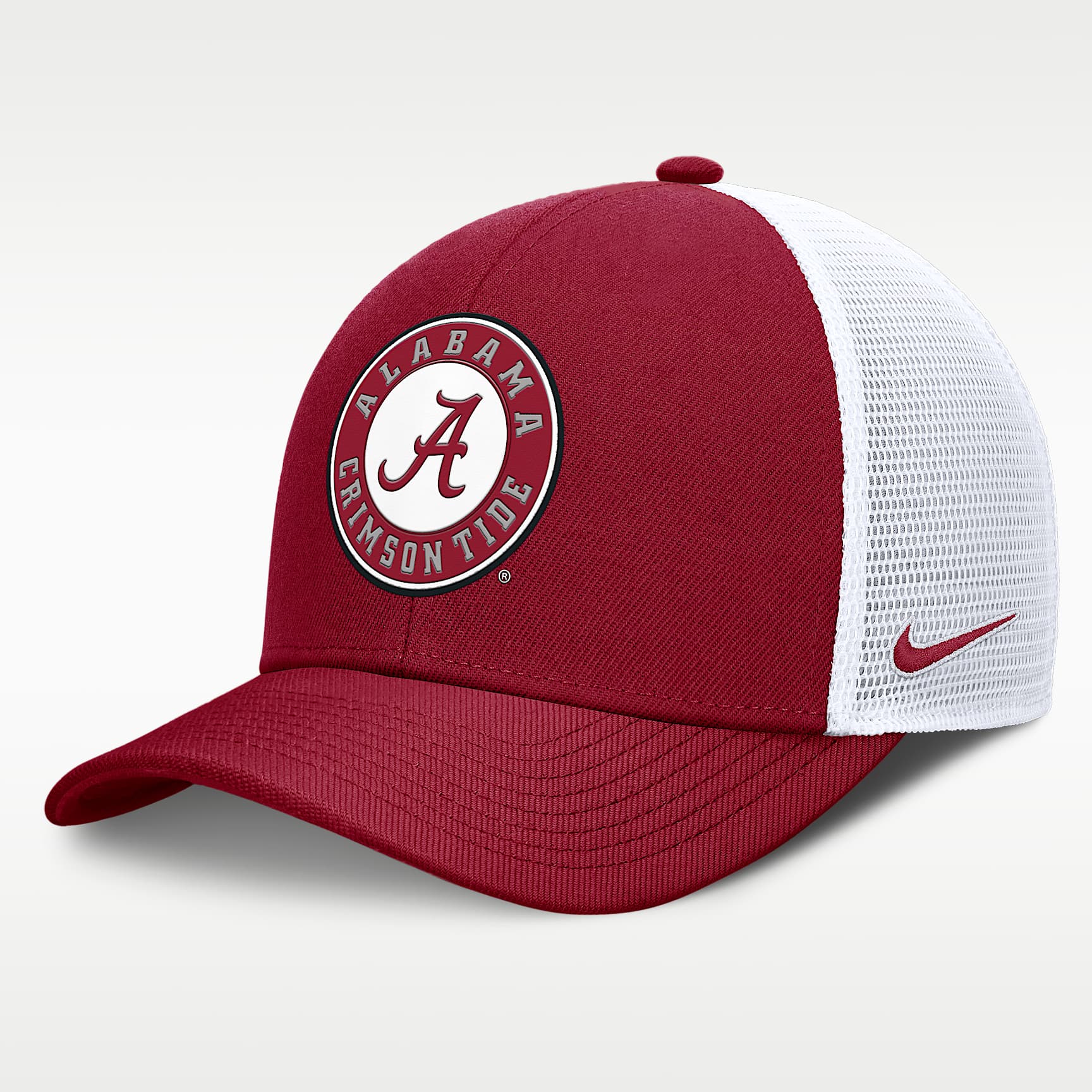 Gorra de rejilla universitaria Nike Dri-FIT ajustable para hombre Alabama Primetime Rise