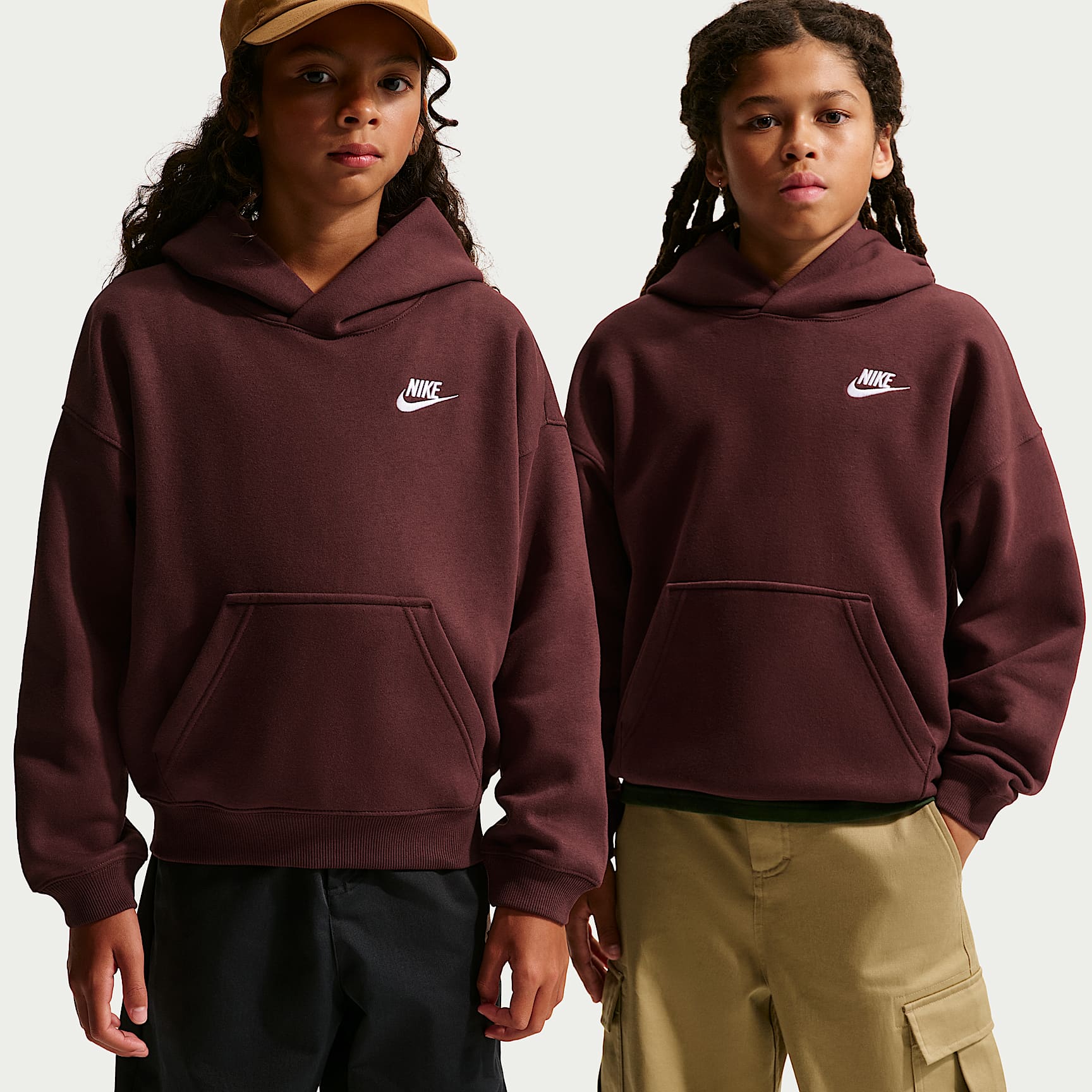Nike Sportswear Club Fleece Big Kids' Oversized Hoodie